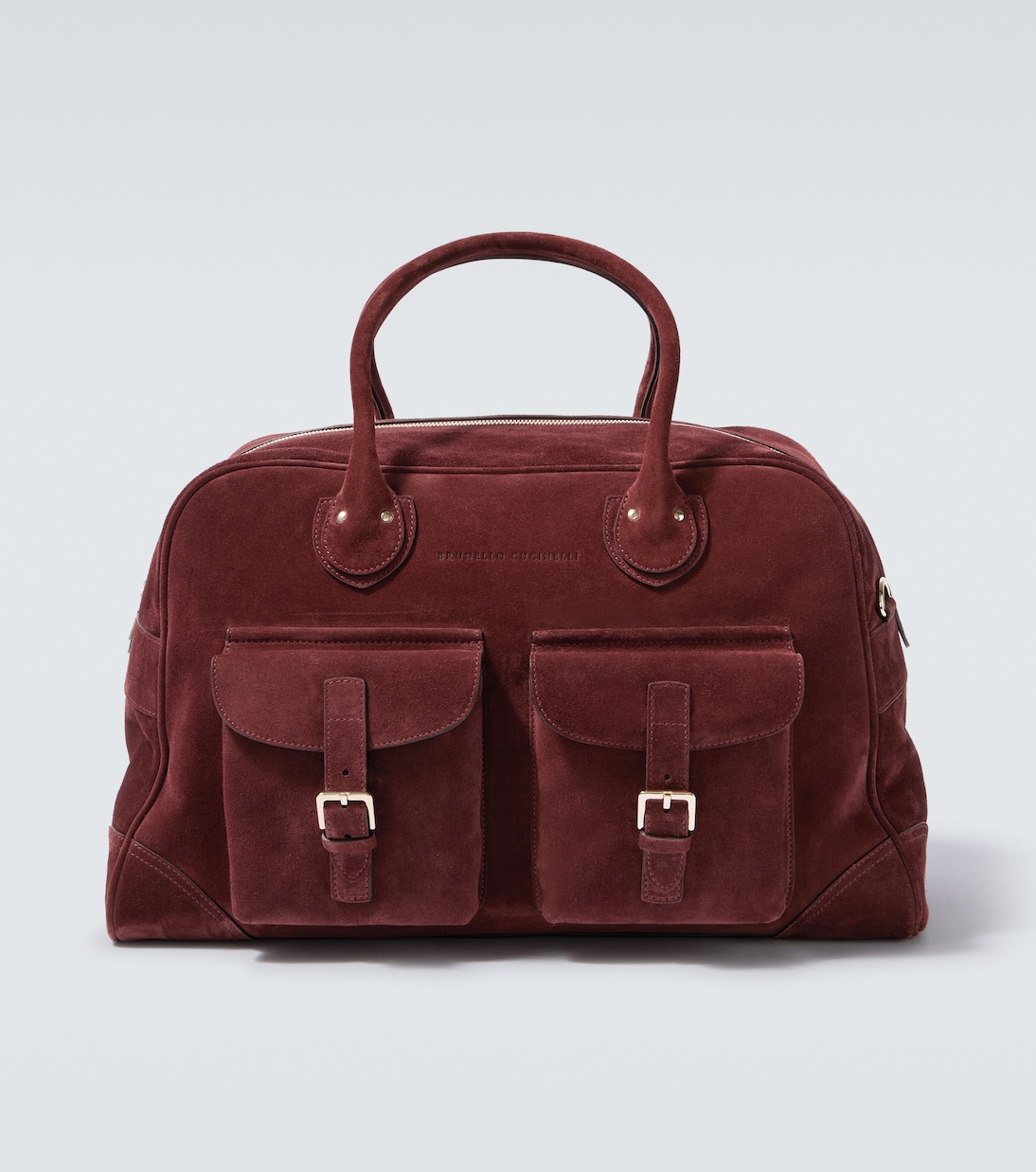 Suede duffel bag | Brunello Cucinelli