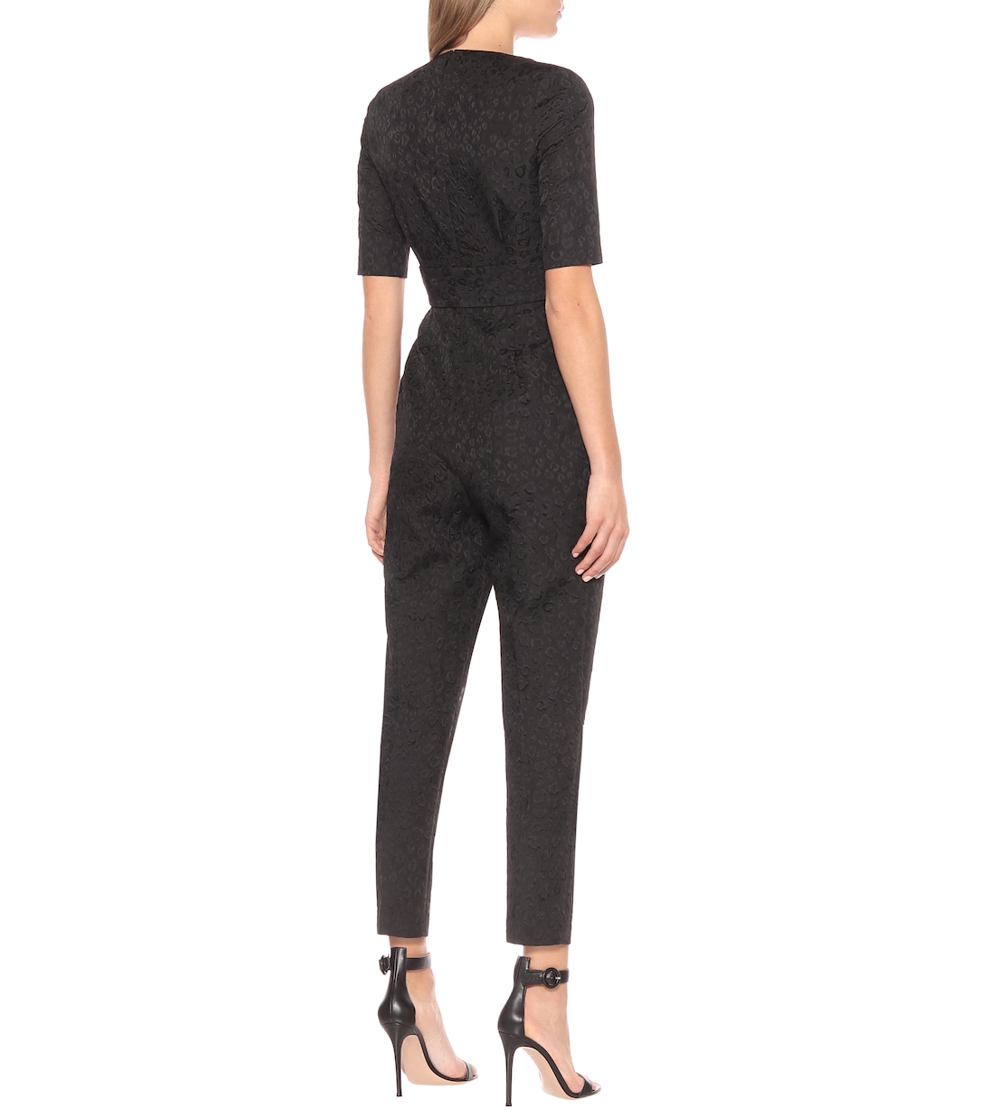 Leopard-jacquard jumpsuit | Stella McCartney
