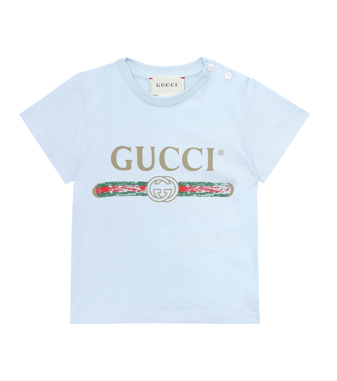 Baby logo cotton T-shirt | Gucci Kids