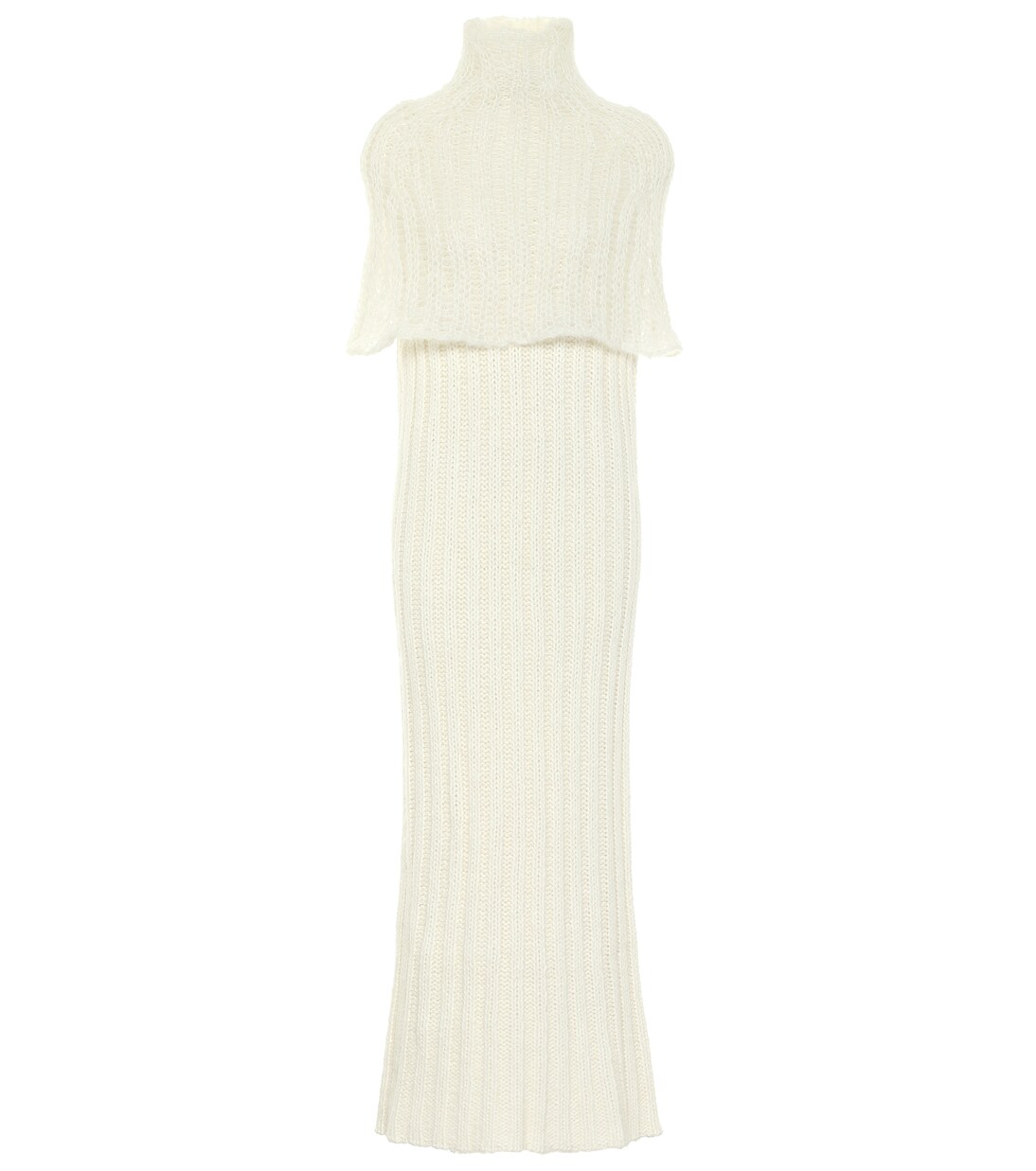 Robe longue en laine et mohair mélangés | Jil Sander