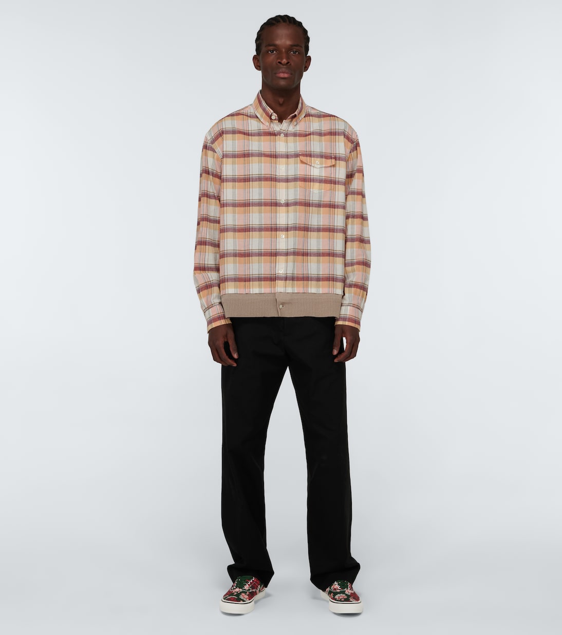 Floral canvas sneakers | Undercover