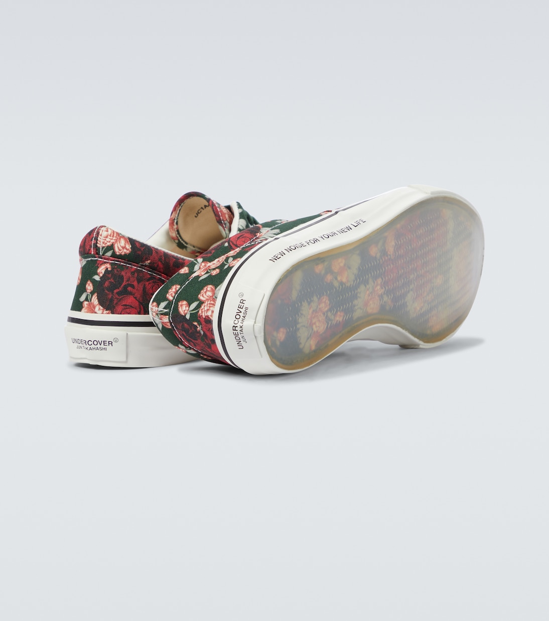 Floral canvas sneakers | Undercover