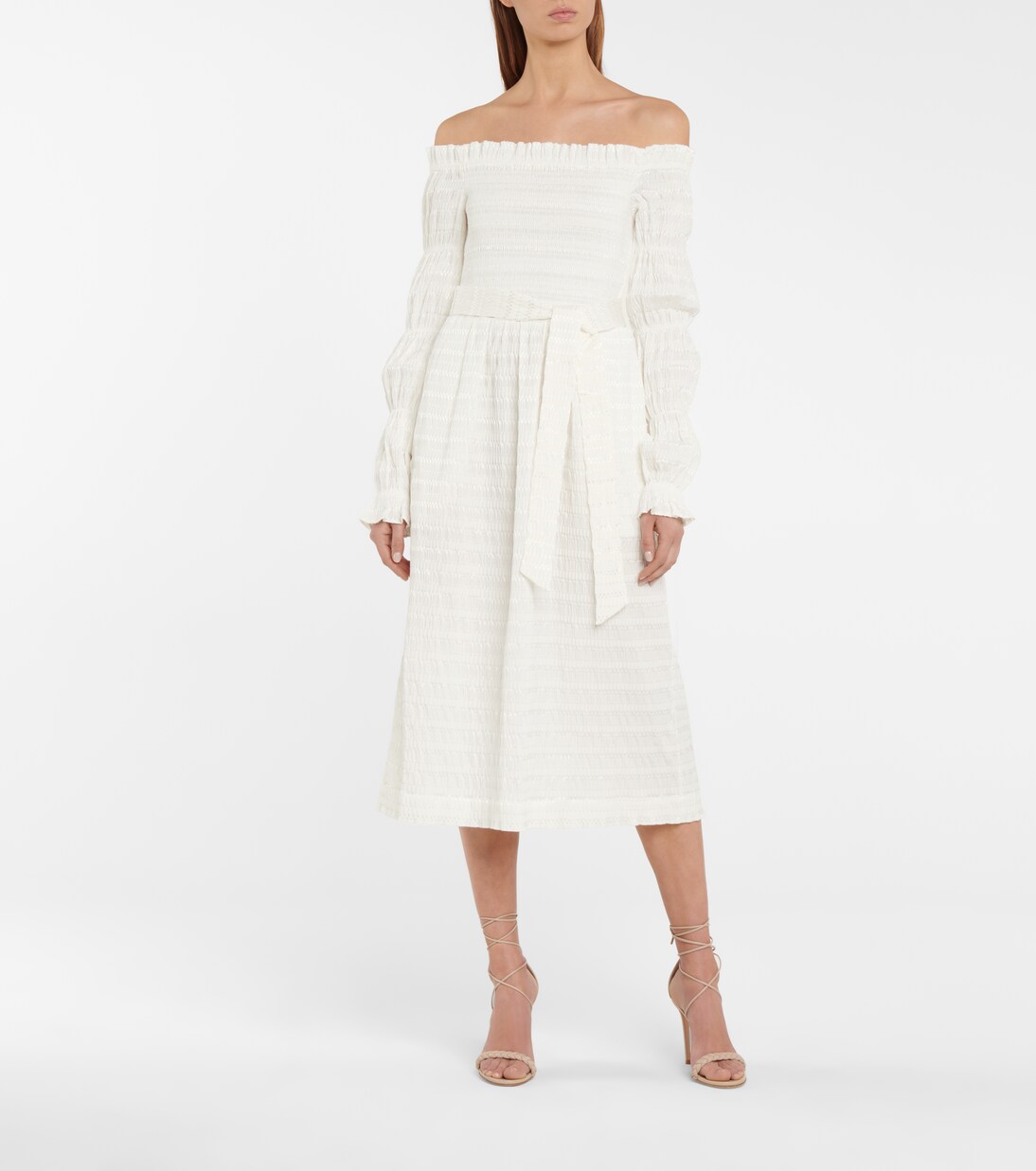 Abito midi Jame in misto cotone | Rebecca Vallance