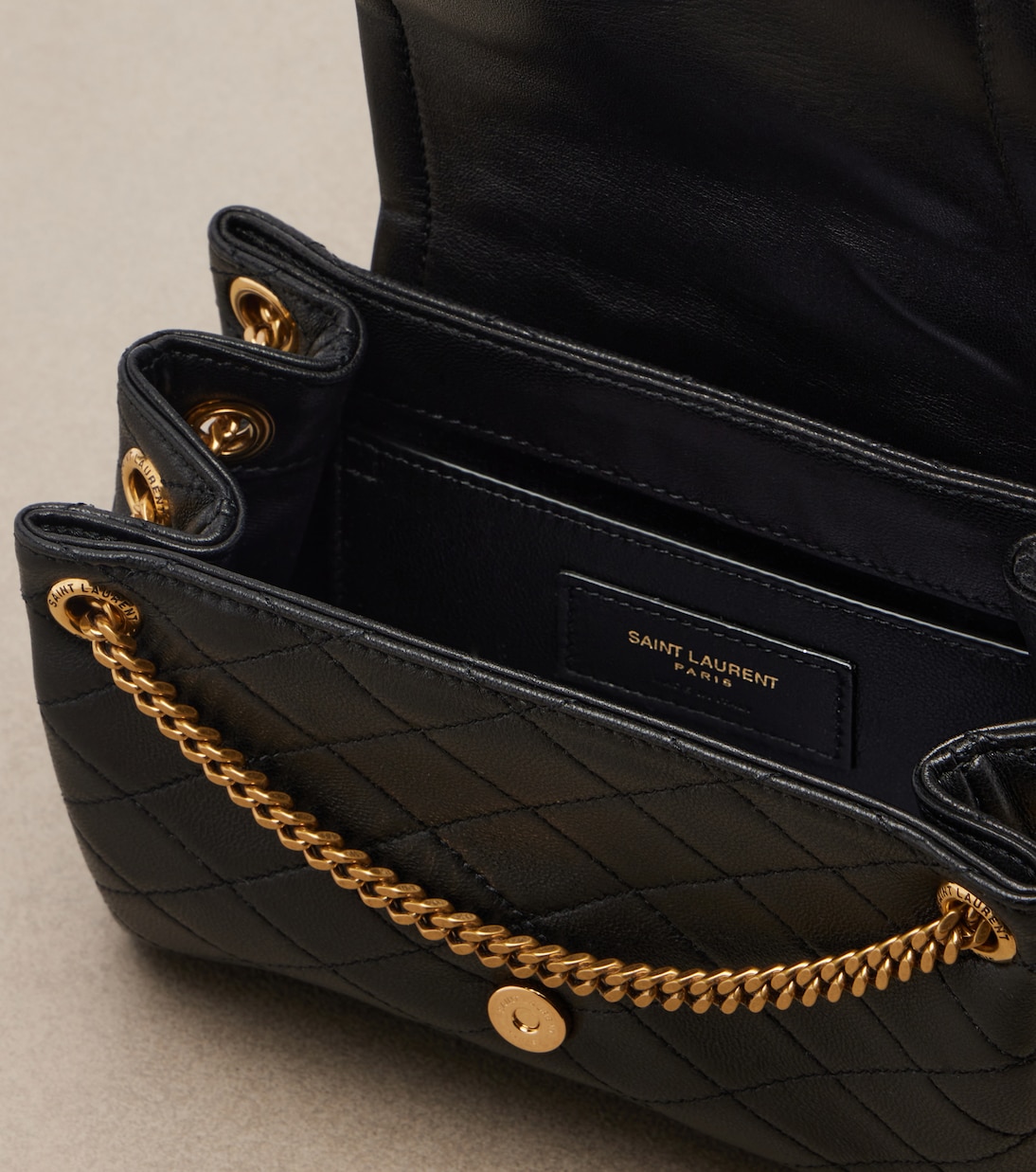 Nolita Mini leather shoulder bag | Saint Laurent