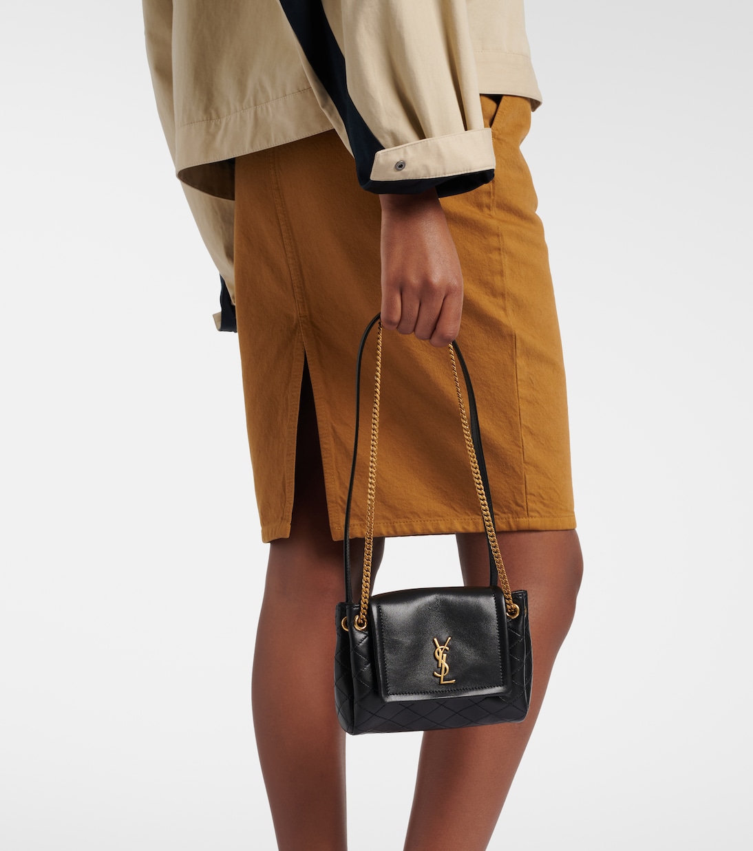 Nolita Mini leather shoulder bag | Saint Laurent