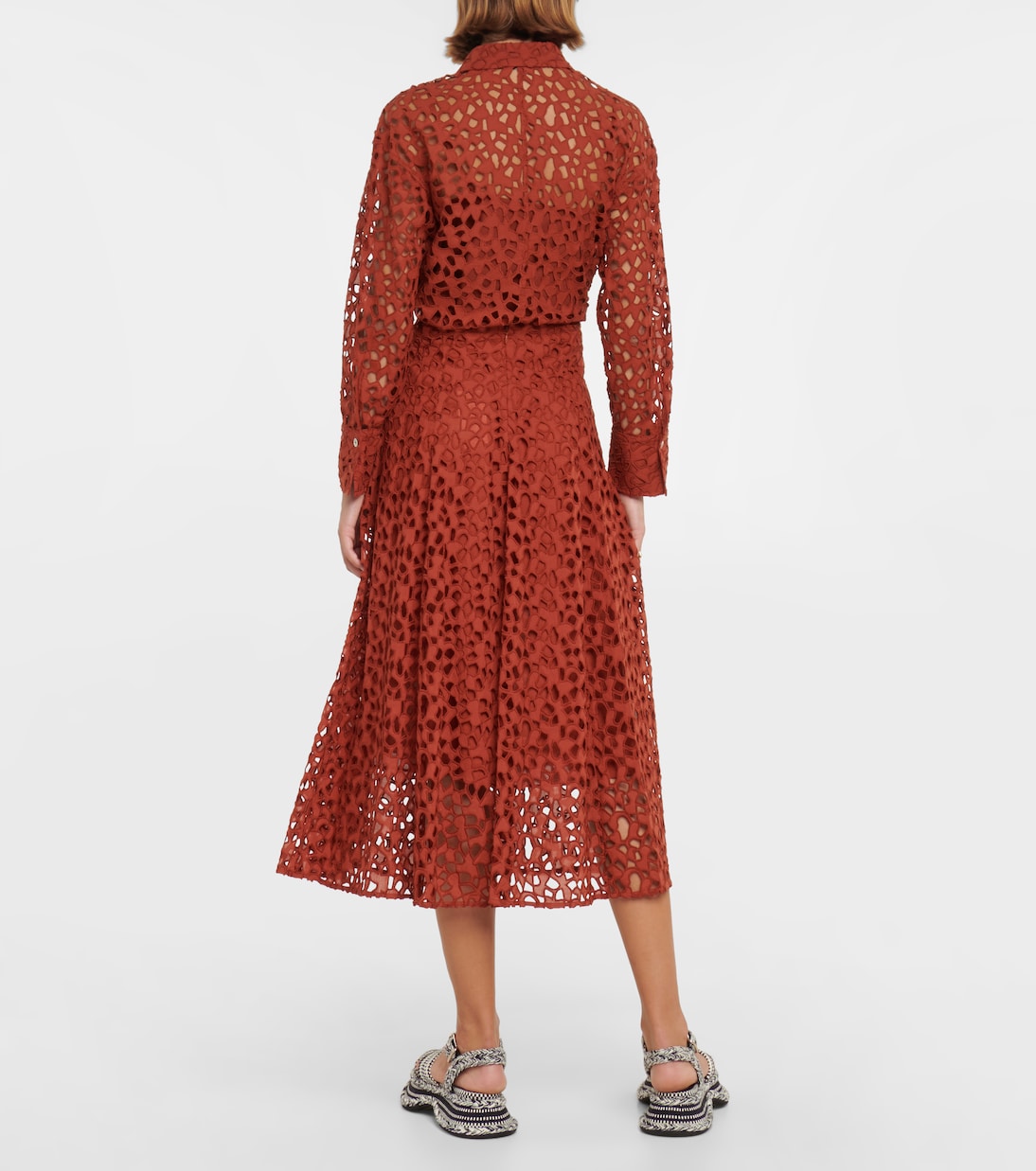 Midirock aus Baumwolle | Vince