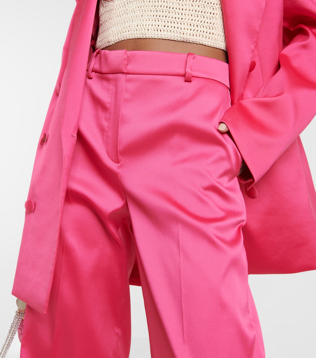 Pantalon ample en satin | Magda Butrym