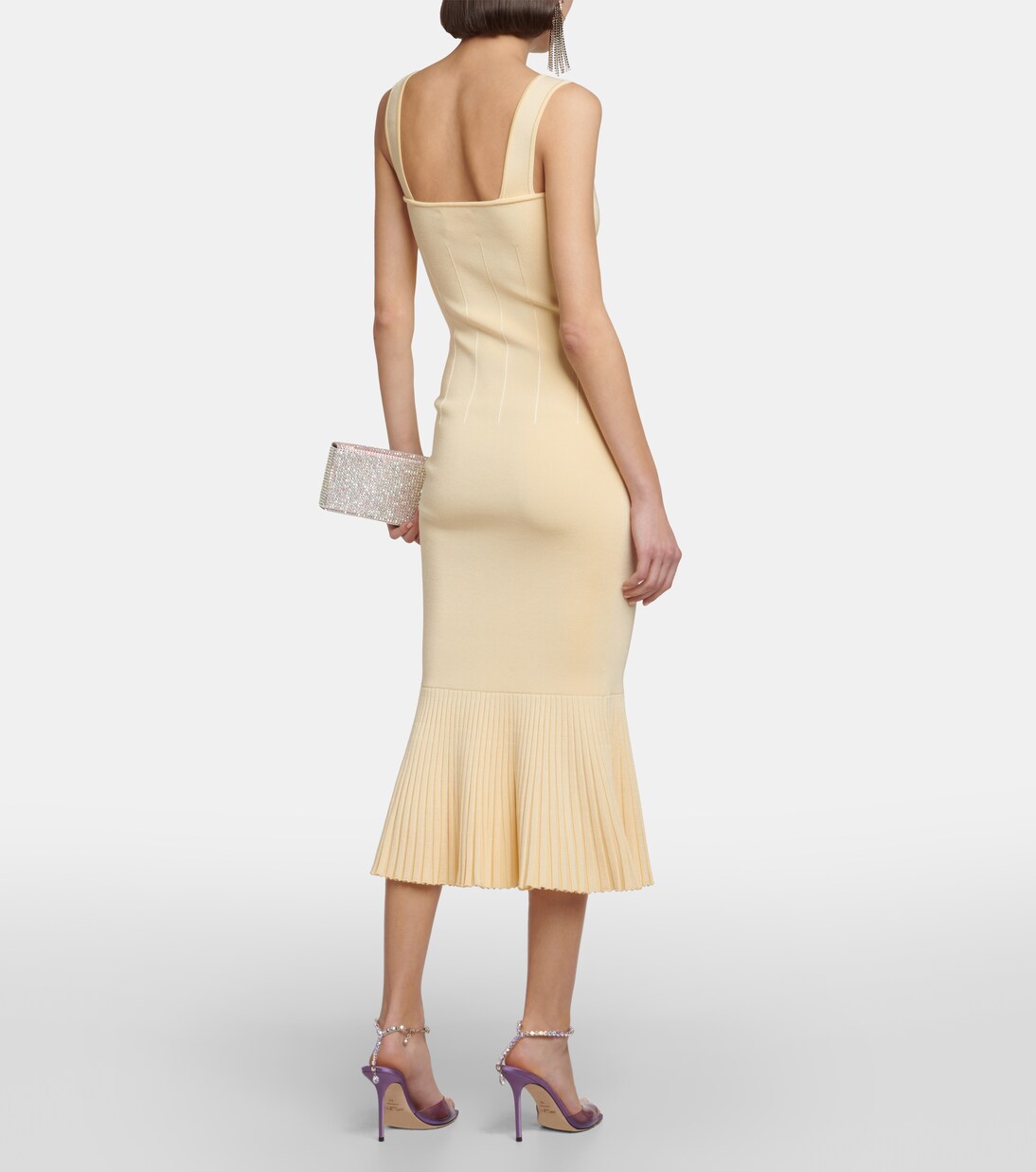 Midikleid aus Jersey | Galvan