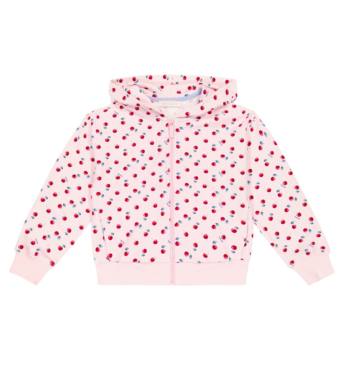 Printed zip-up hoodie | Monnalisa