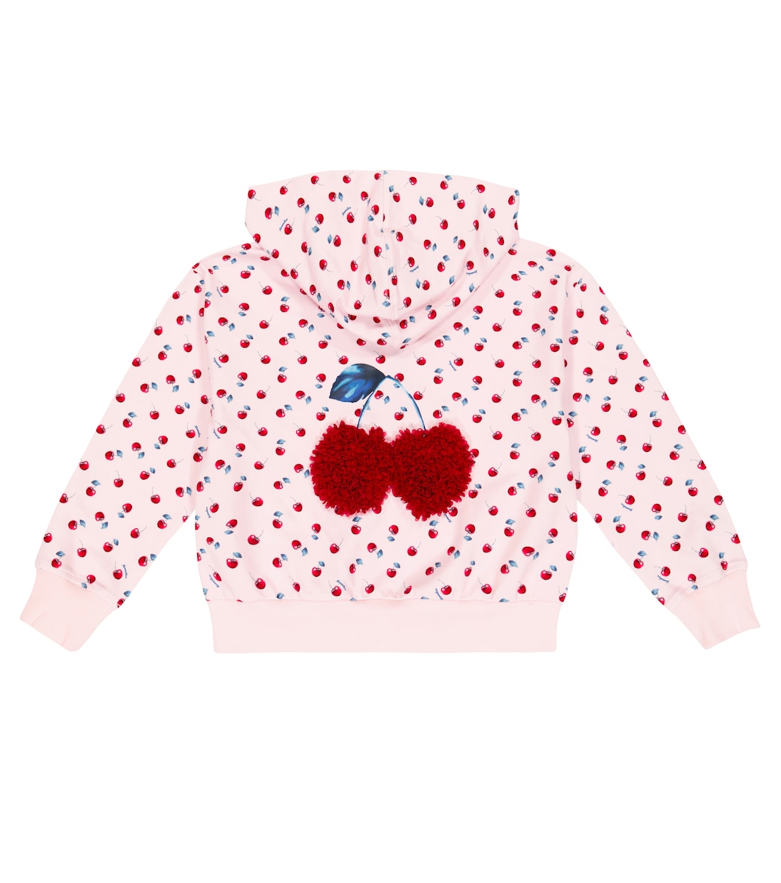 Printed zip-up hoodie | Monnalisa