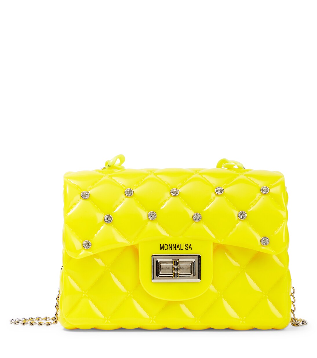 Embellished PVC shoulder bag | Monnalisa
