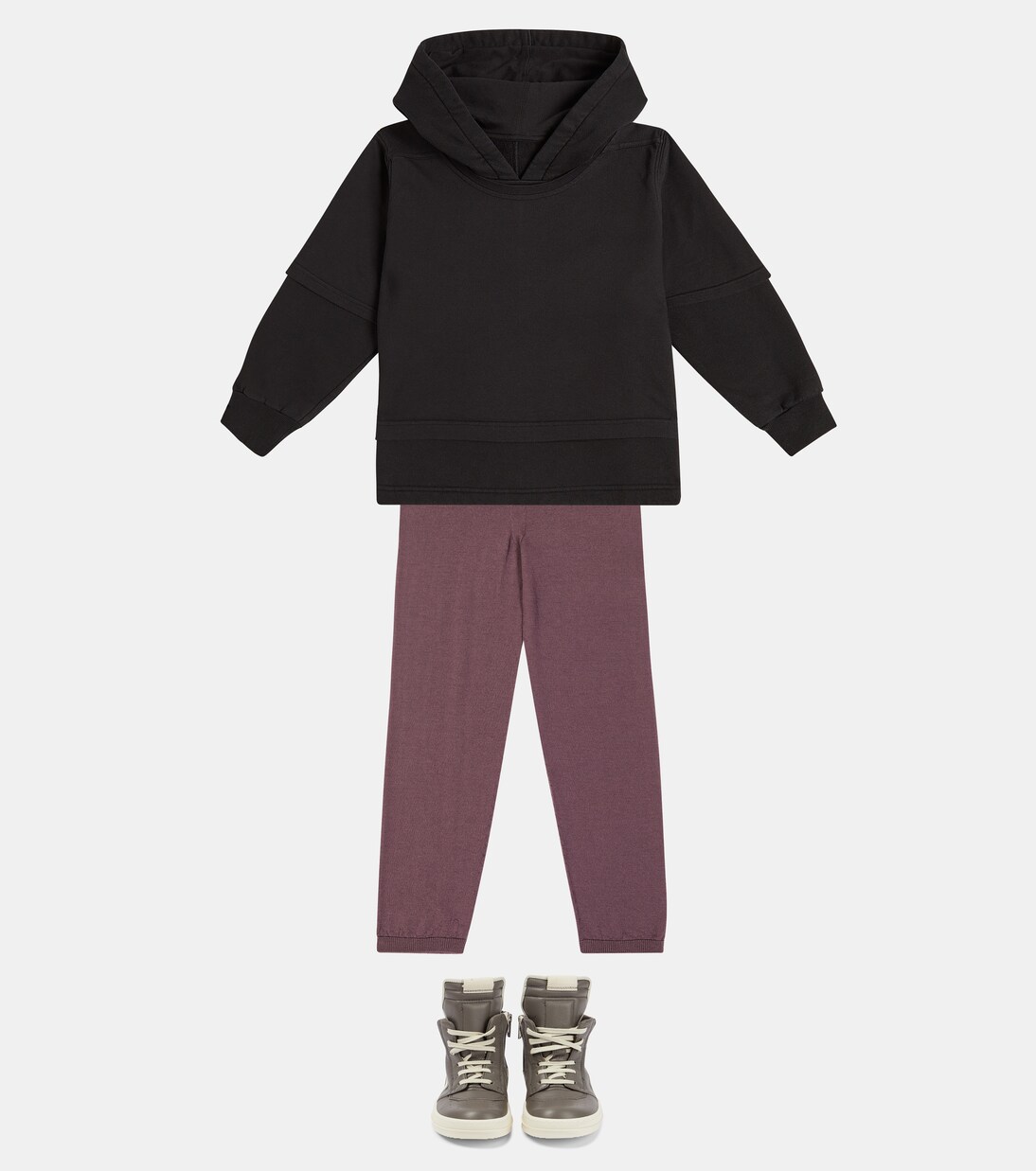 Wool-blend leggings  | Rick Owens Kids