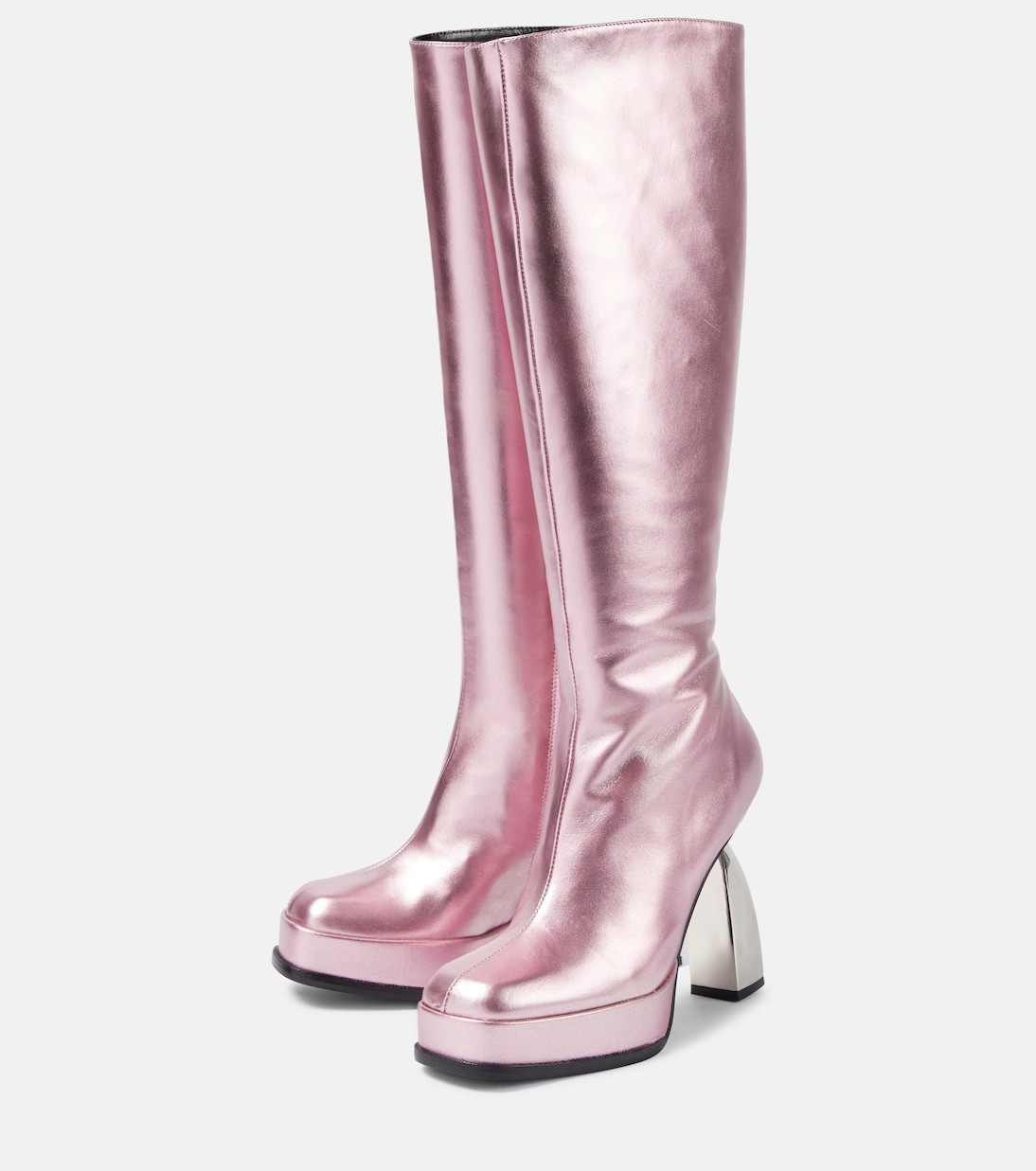 Stivali Angel in pelle metallizzata | Nodaleto