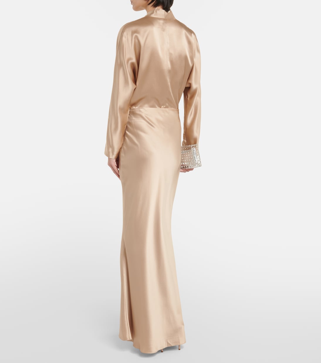 Silk satin maxi skirt | The Sei