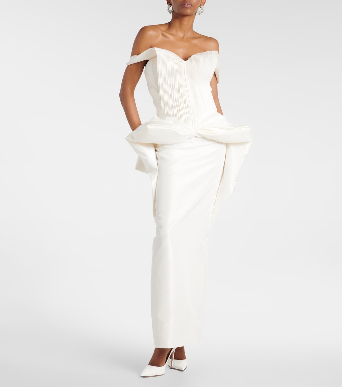 Bridal Daphne silk taffeta gown | Danielle Frankel