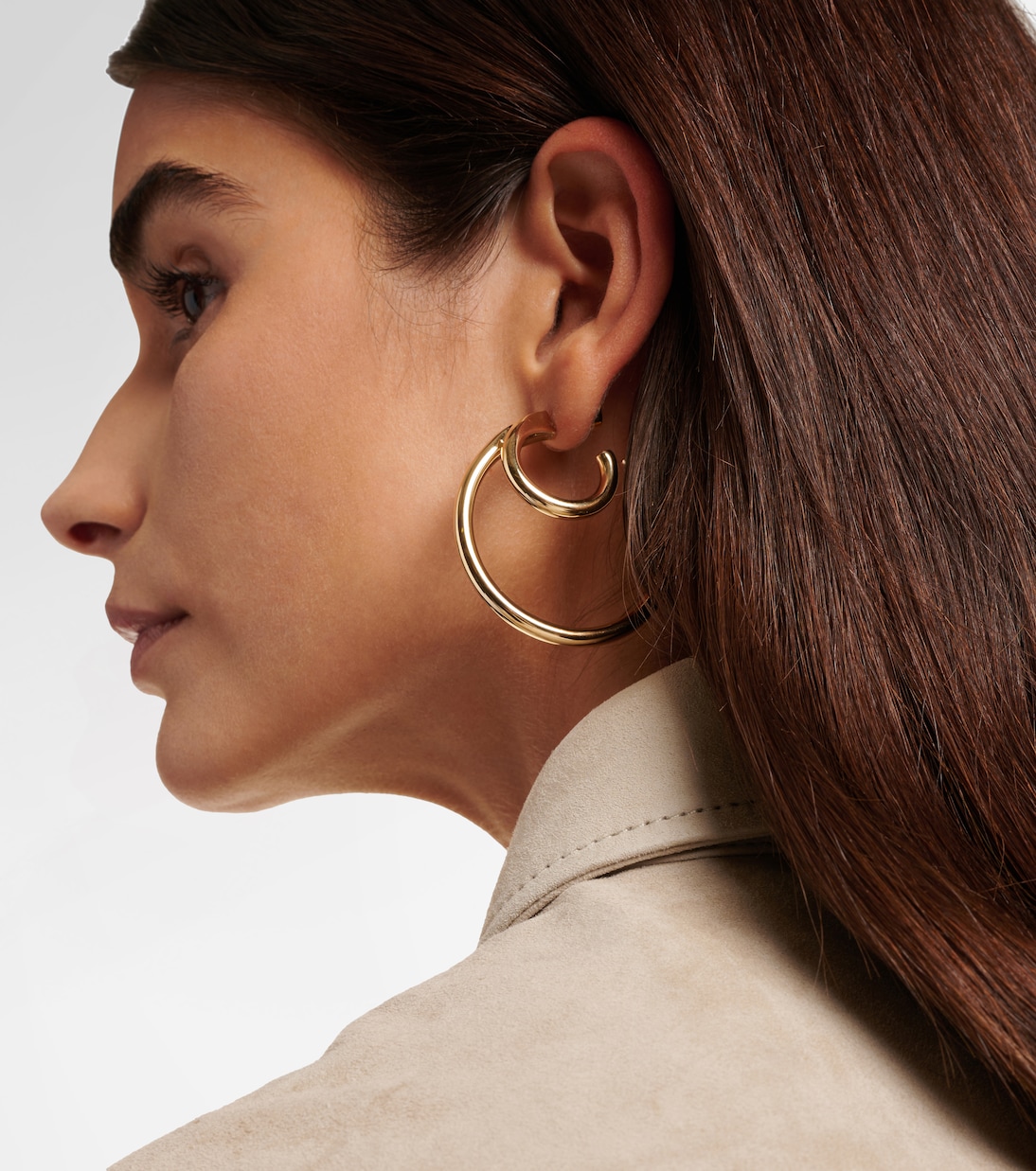 Ohrringe Double Baby, 10kt vergoldet | Jennifer Fisher