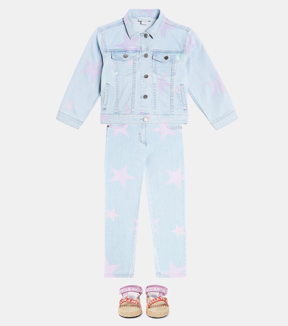 Bedruckte Jeansjacke | Stella McCartney Kids