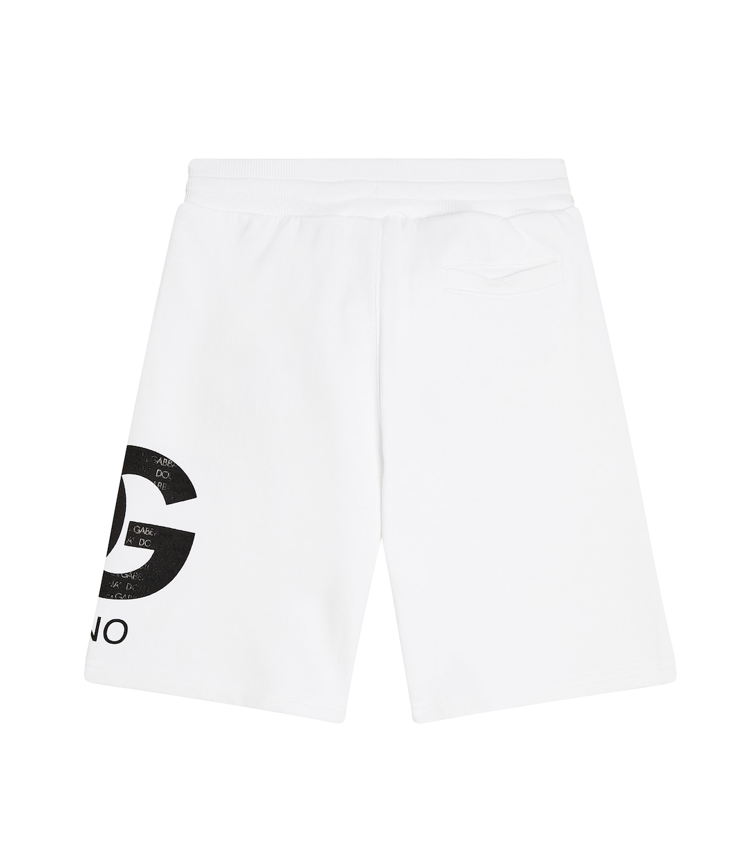Shorts in jersey di cotone con logo | Dolce&Gabbana Kids