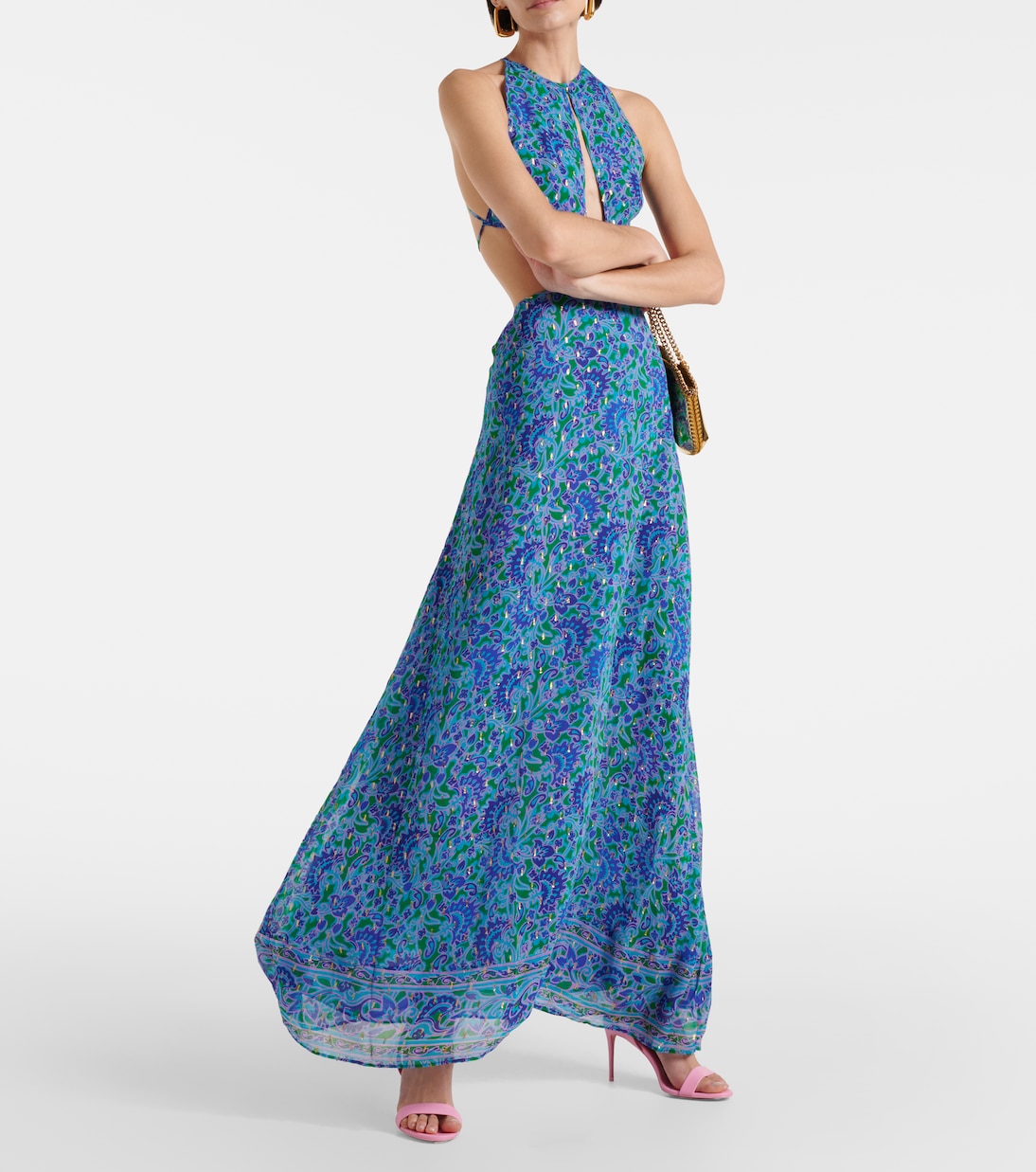 Slingback-Sandalen O Marylin 85 aus Leder | Christian Louboutin