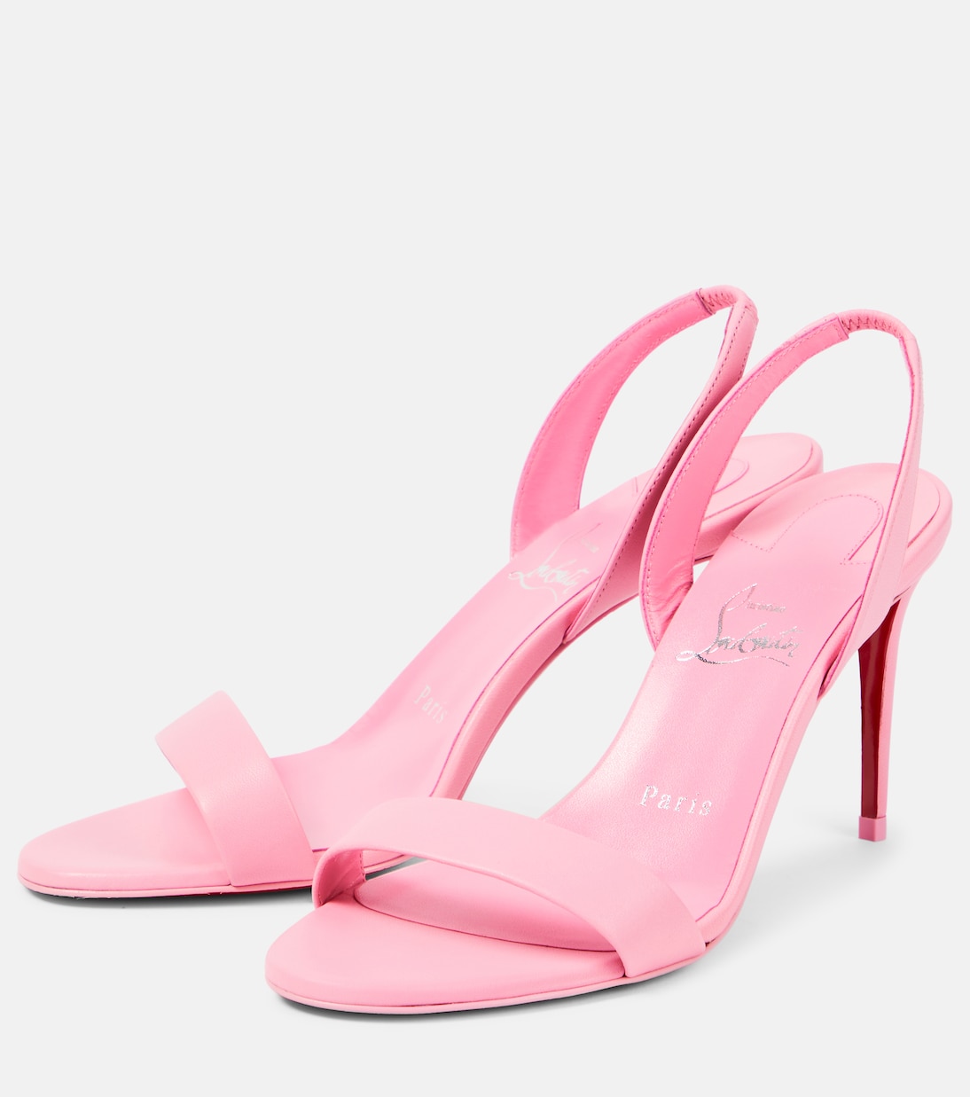 Slingback-Sandalen O Marylin 85 aus Leder | Christian Louboutin