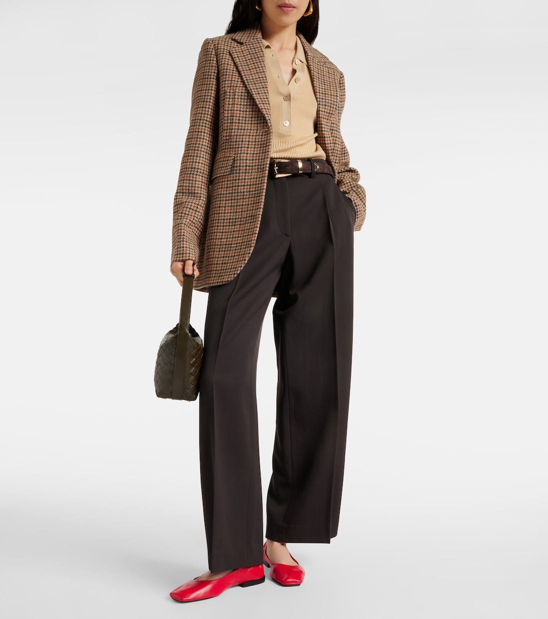 Nova Montjuic leather ballet flats | Souliers Martinez