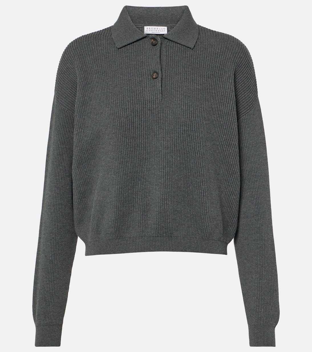 Polopullover aus Baumwolle | Brunello Cucinelli