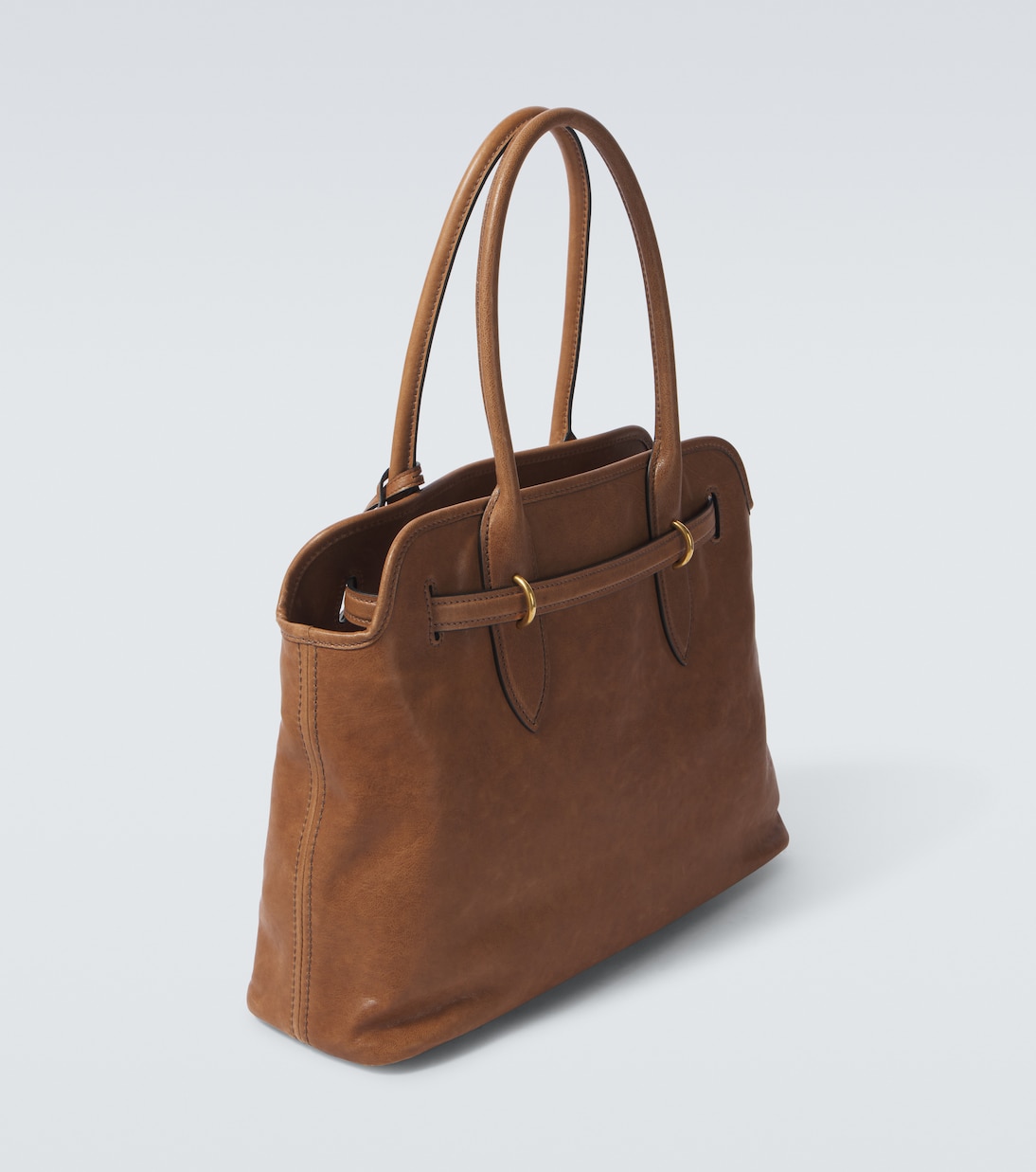 Aventure leather tote bag | Miu Miu