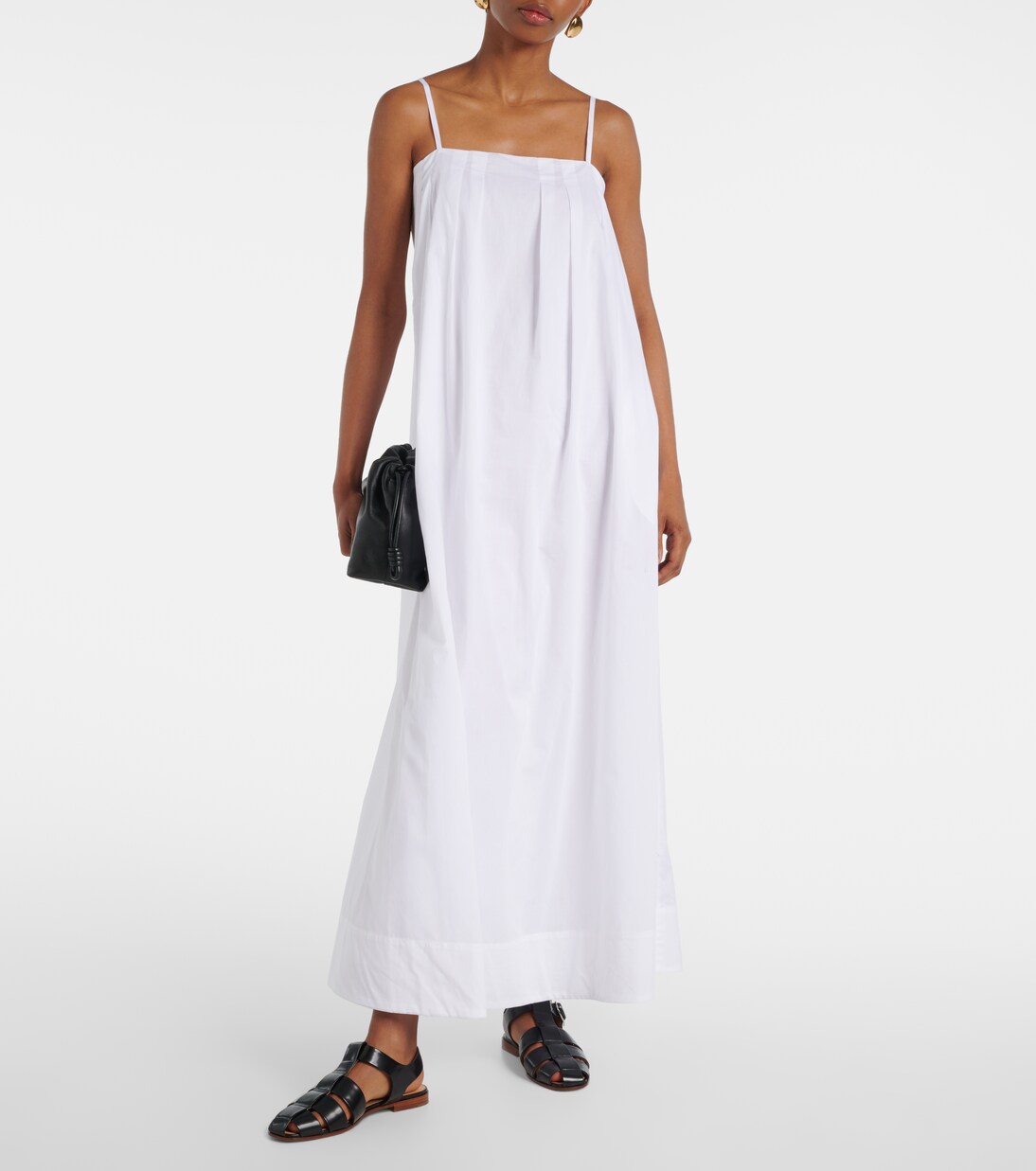 Maxikleid Heather aus Baumwoll-Batist | Asceno