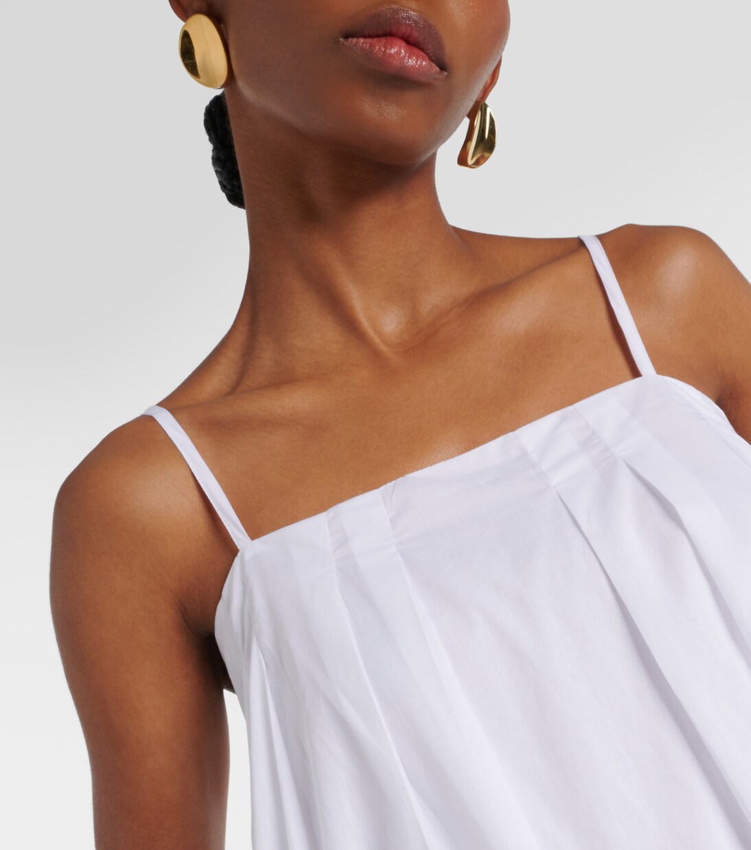 Maxikleid Heather aus Baumwoll-Batist | Asceno