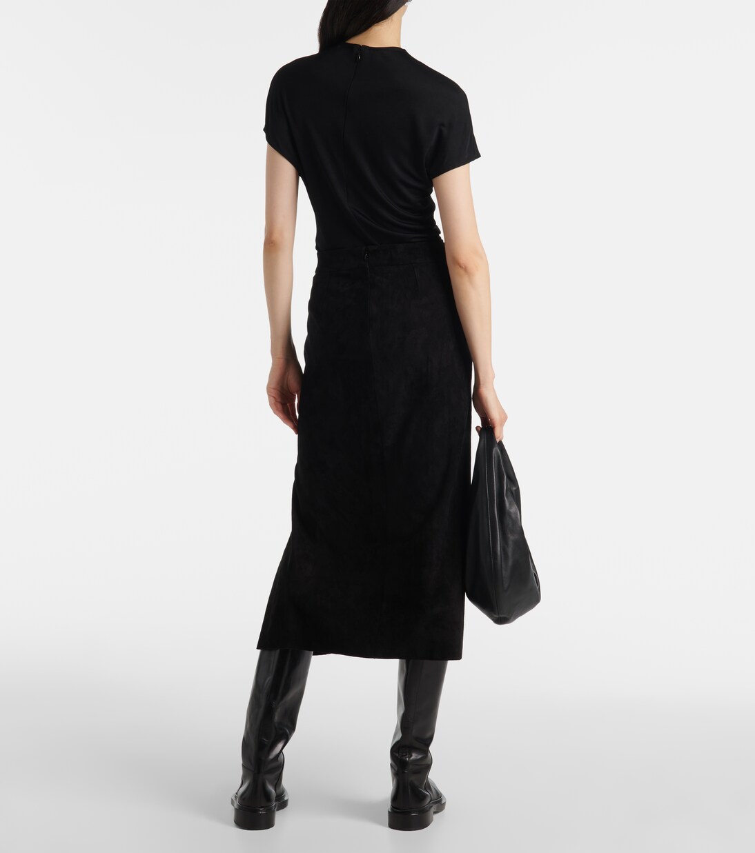 Midirock Taylor aus Veloursleder | Stouls