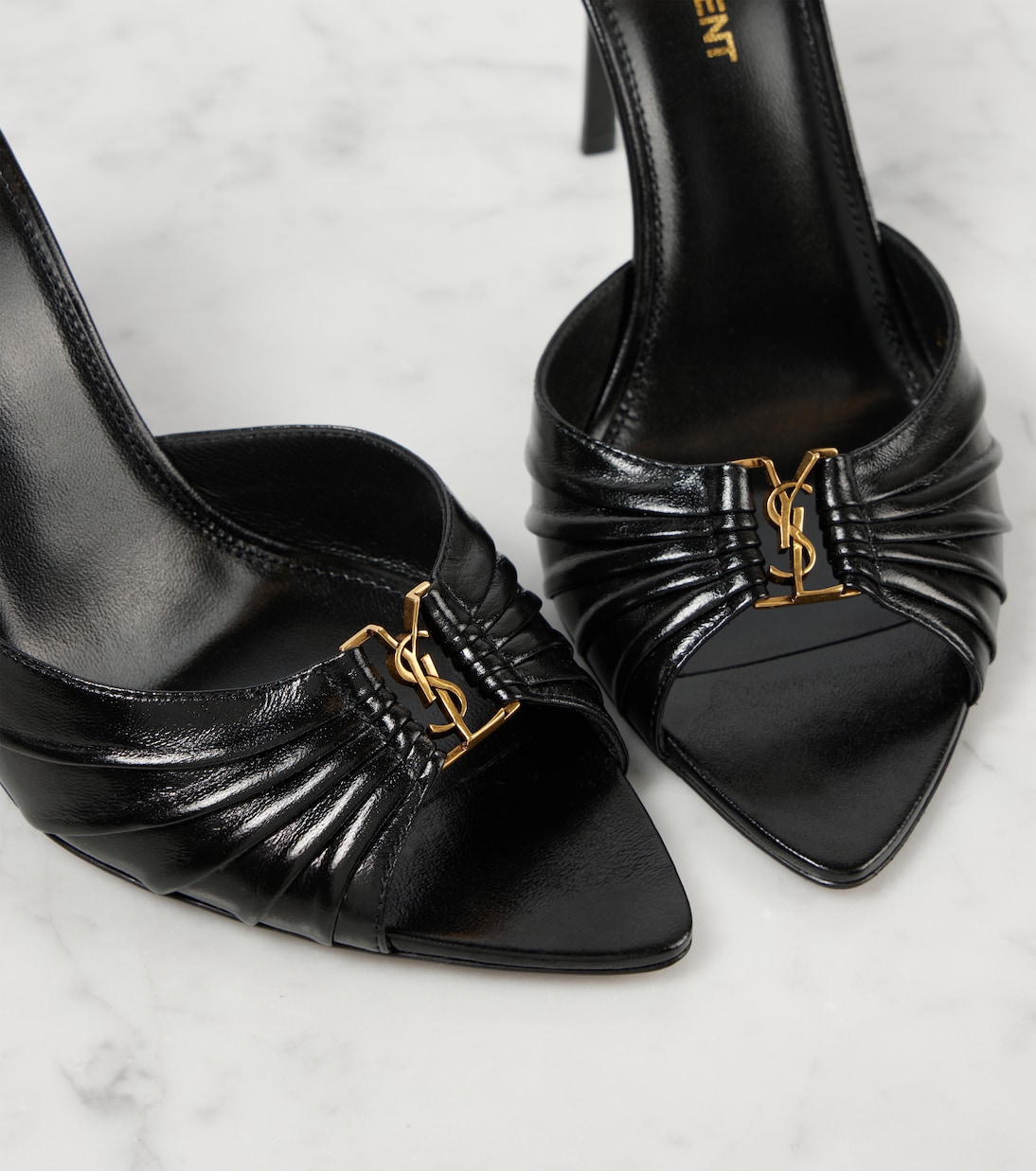 Mules Babylone 90 en cuir | Saint Laurent