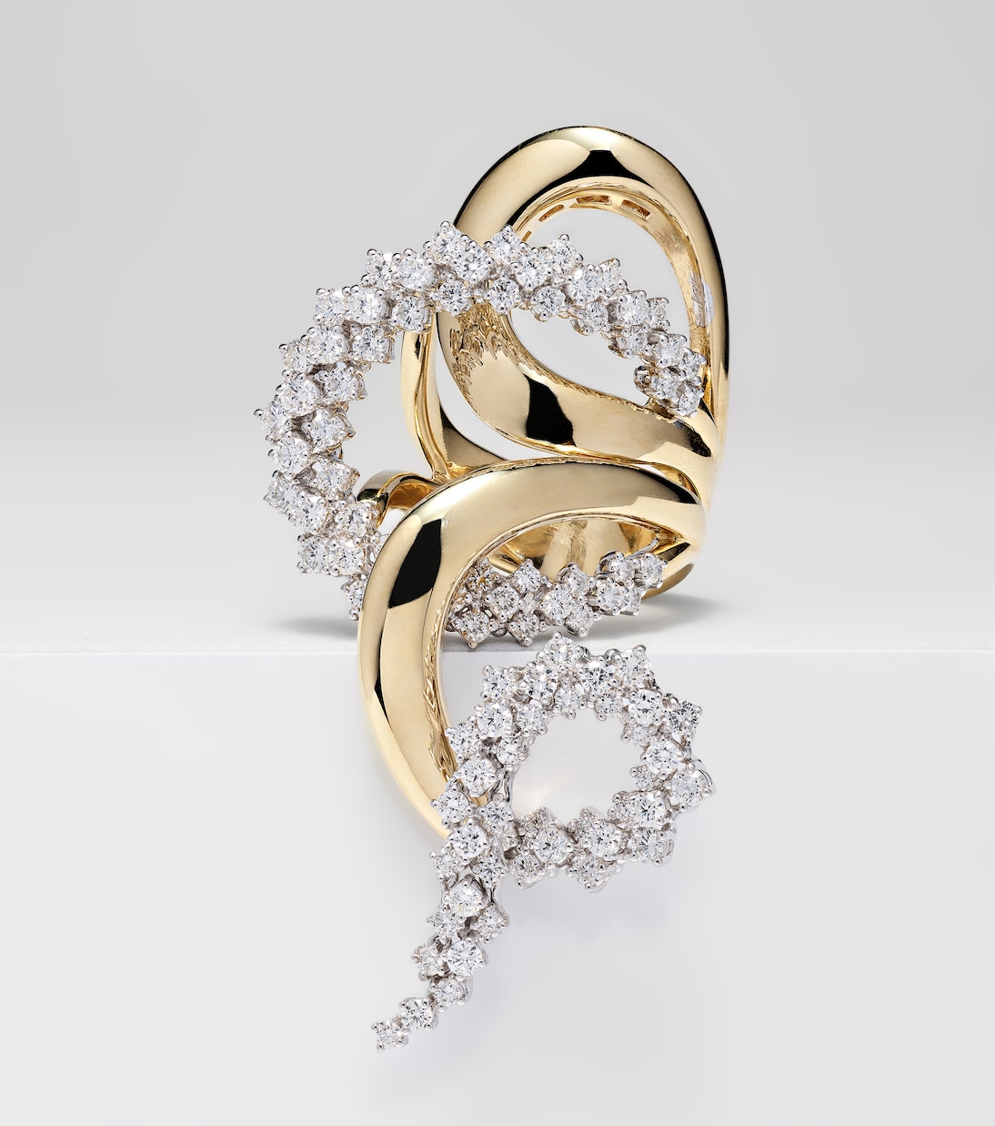 Bague Golden Strada en or 18 ct et diamants | Yeprem