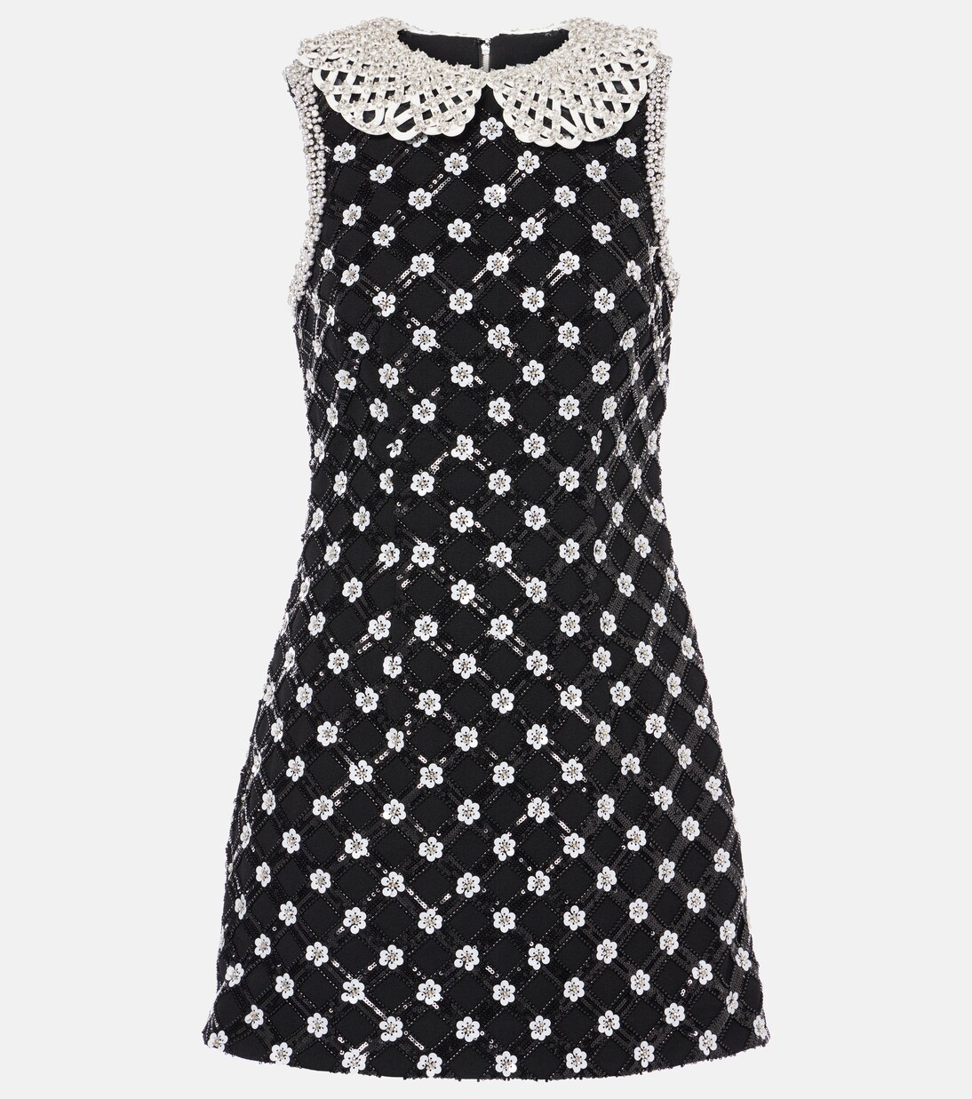 Abito corto Alvia con cristalli | Rebecca Vallance