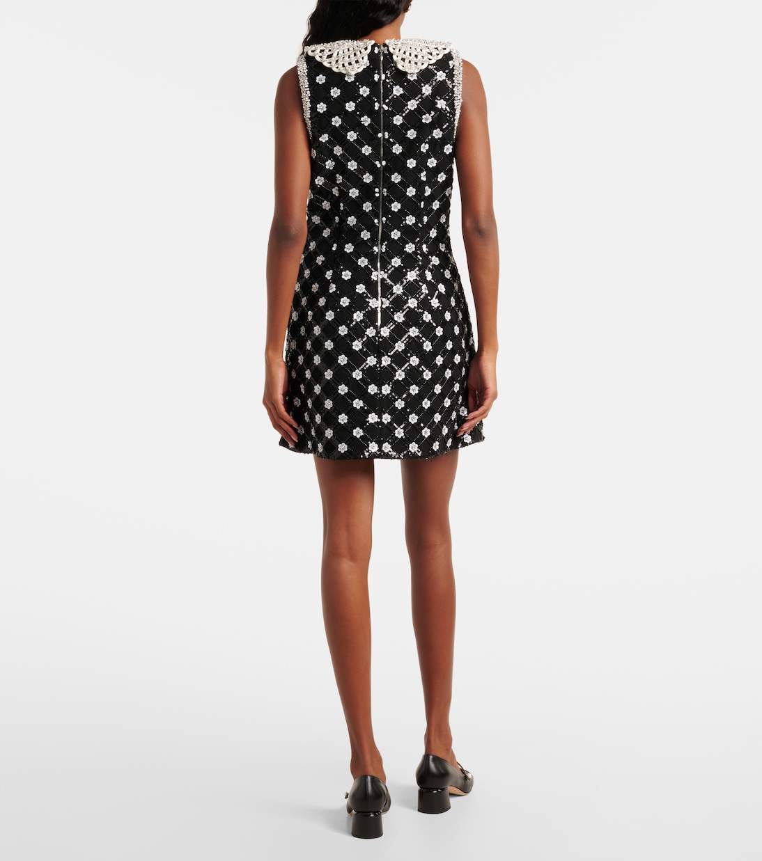 Abito corto Alvia con cristalli | Rebecca Vallance