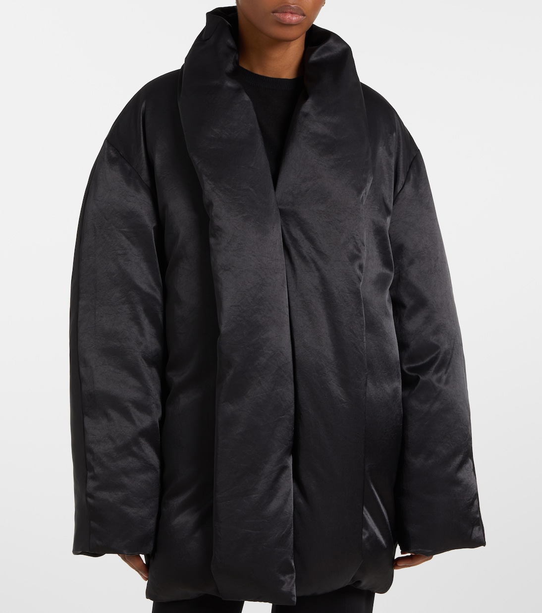 Daunenjacke aus Satin | Toteme