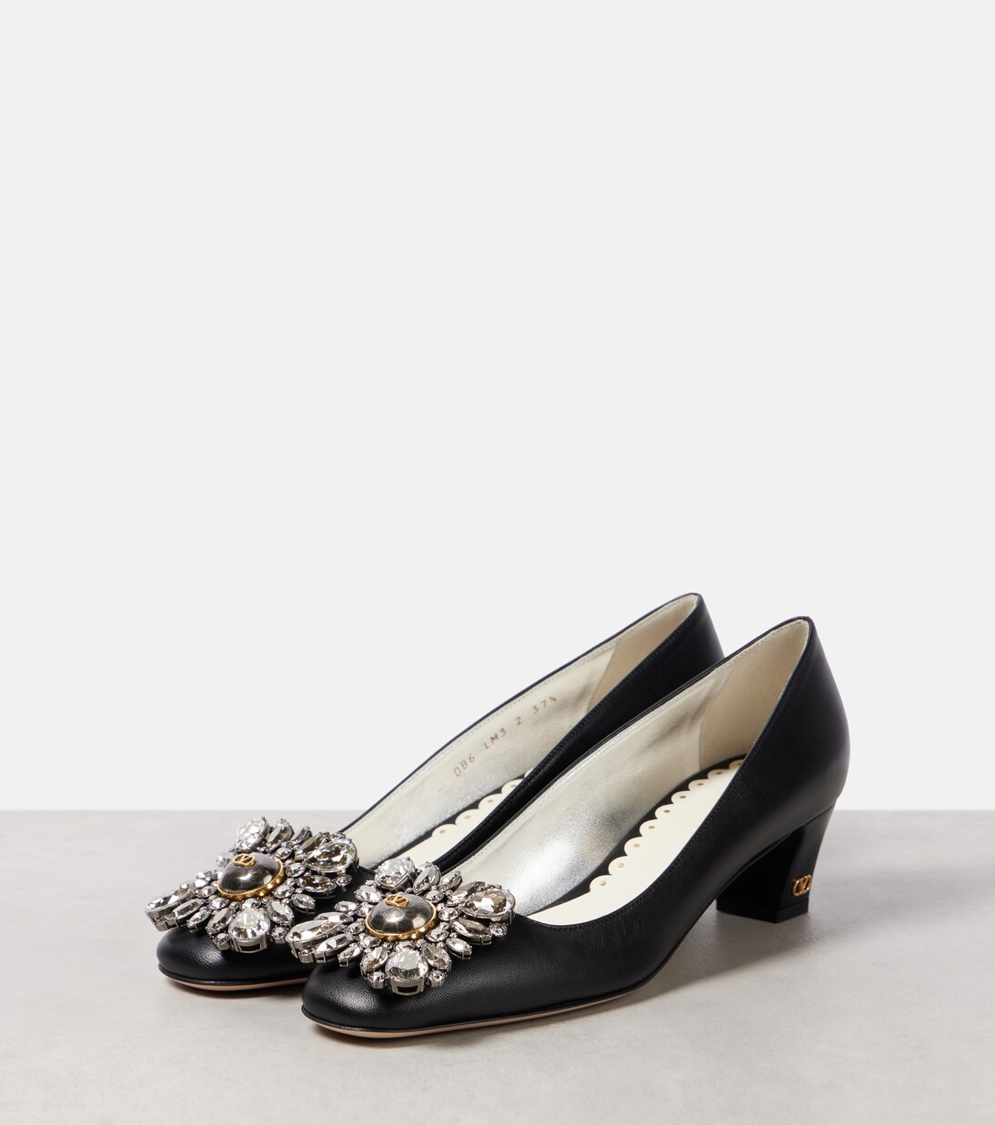 Verzierte Pumps Preshoes 45 aus Leder | Valentino Garavani