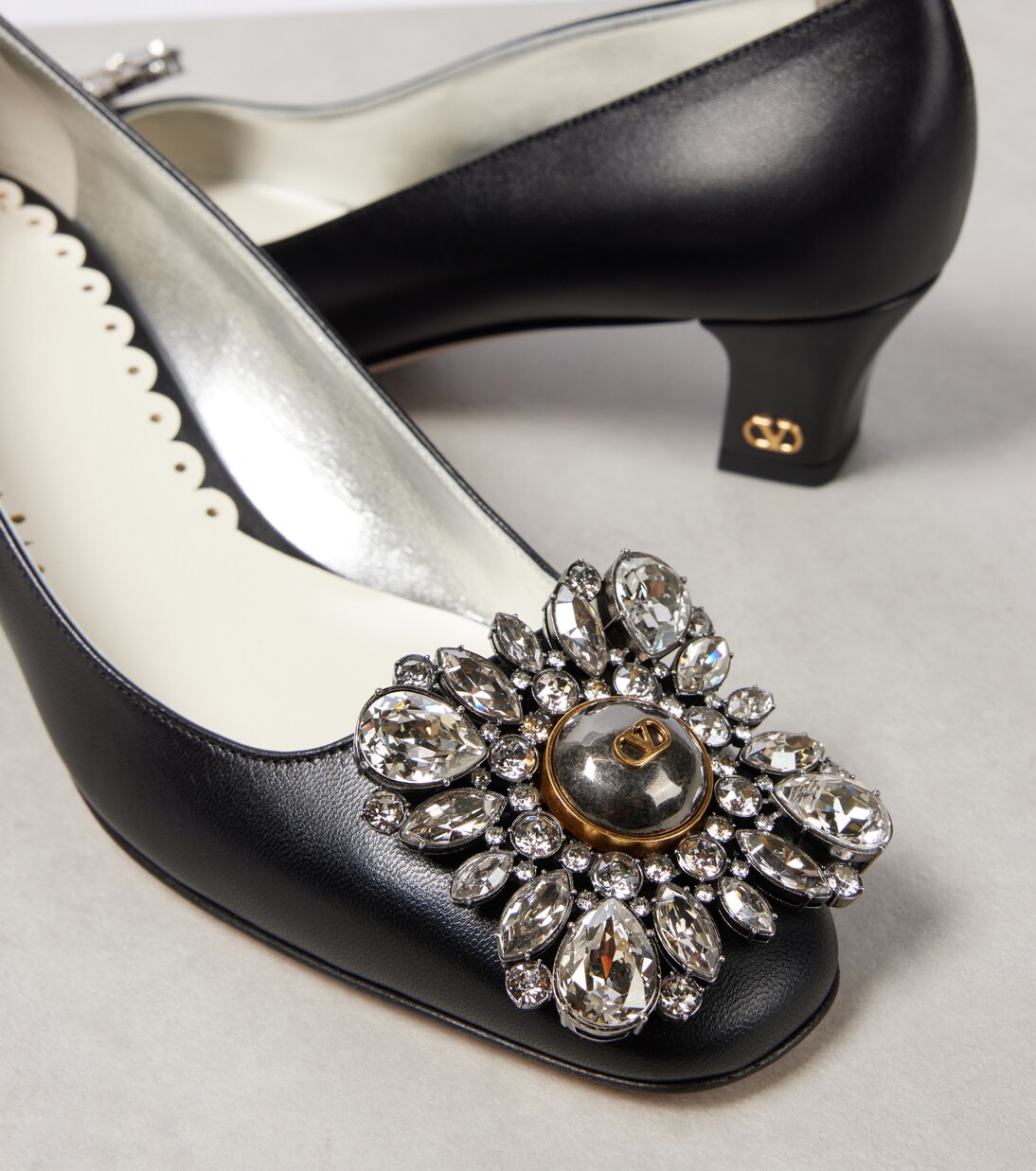 Verzierte Pumps Preshoes 45 aus Leder | Valentino Garavani