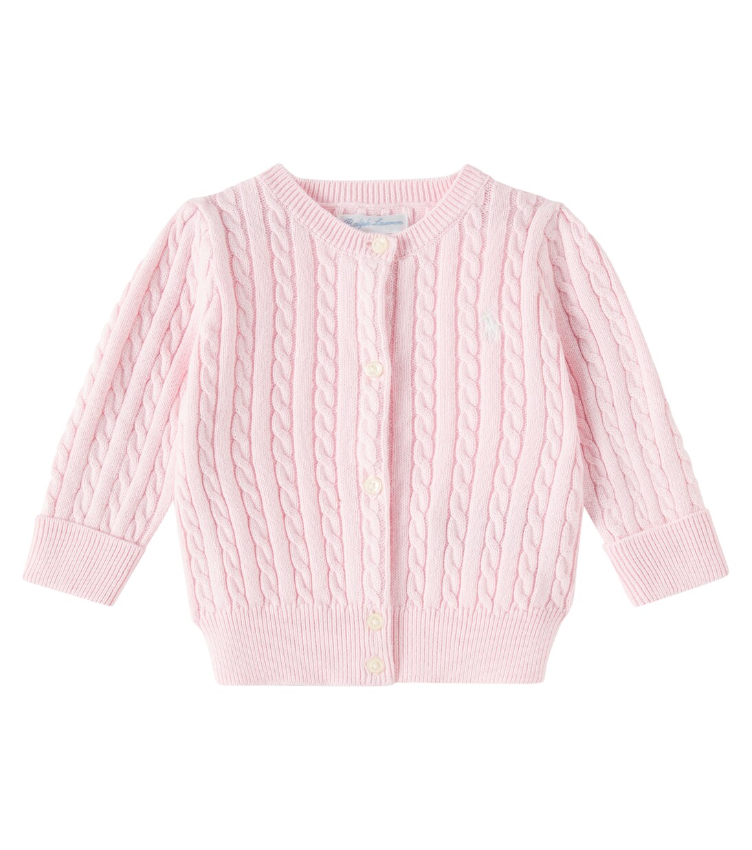 Baby cable-knit cotton cardigan | Polo Ralph Lauren Kids
