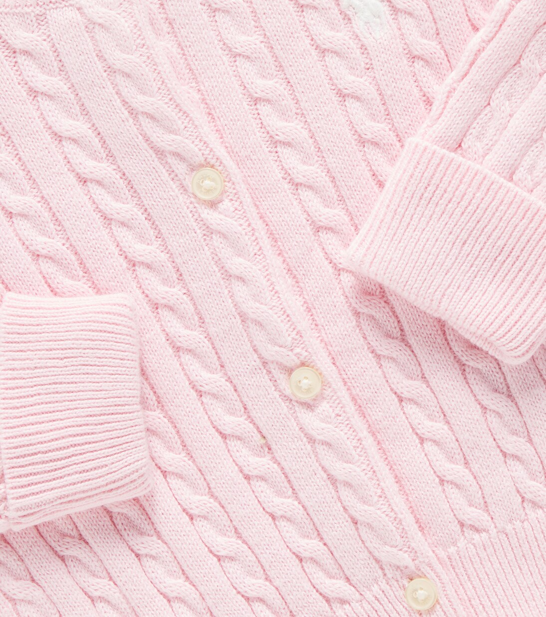 Baby cable-knit cotton cardigan | Polo Ralph Lauren Kids