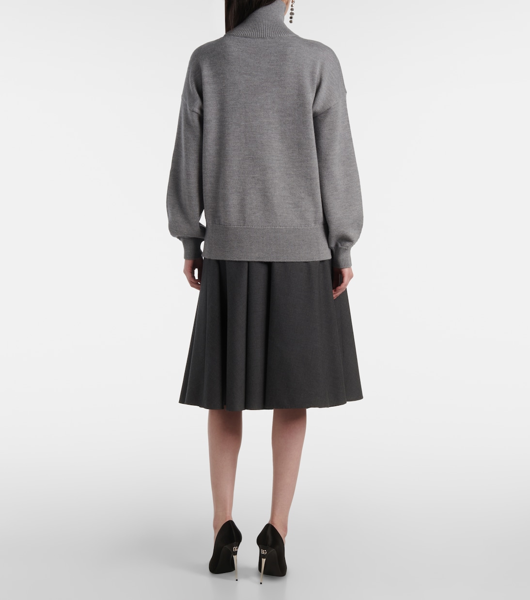 Jersey de cuello alto de lana virgen | Dolce&Gabbana
