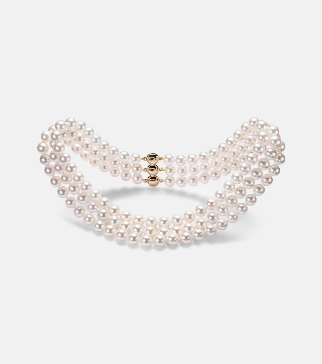 Grace 18kt gold necklace with pearls | Bucherer Fine Jewellery
