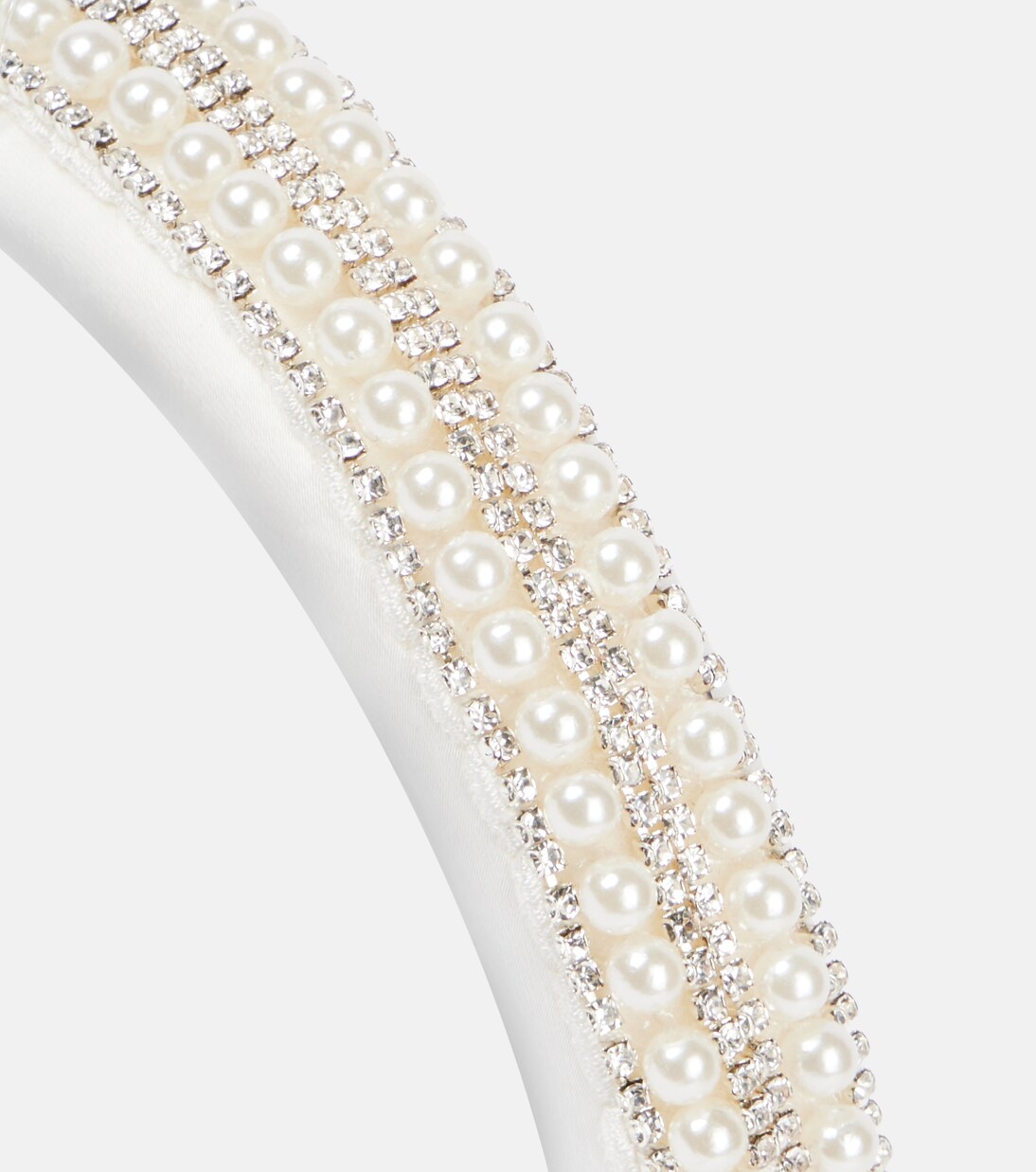 Bandeau en satin à ornements | Self-Portrait