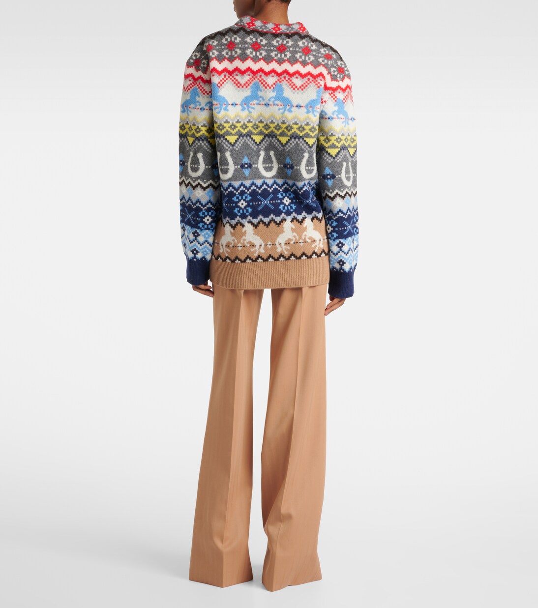 Pull en laine intarsia | Stella McCartney