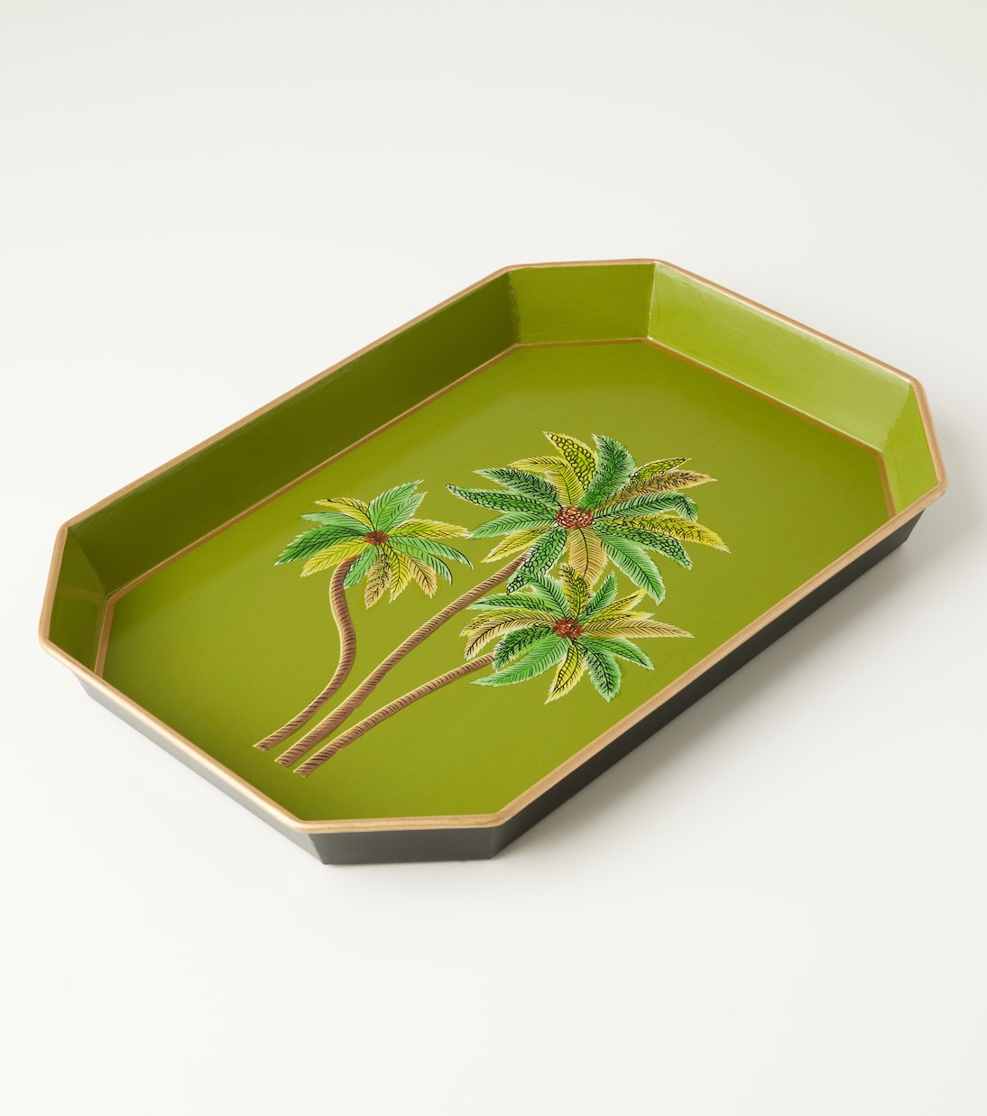 Palms hand-painted iron tray | Les-Ottomans