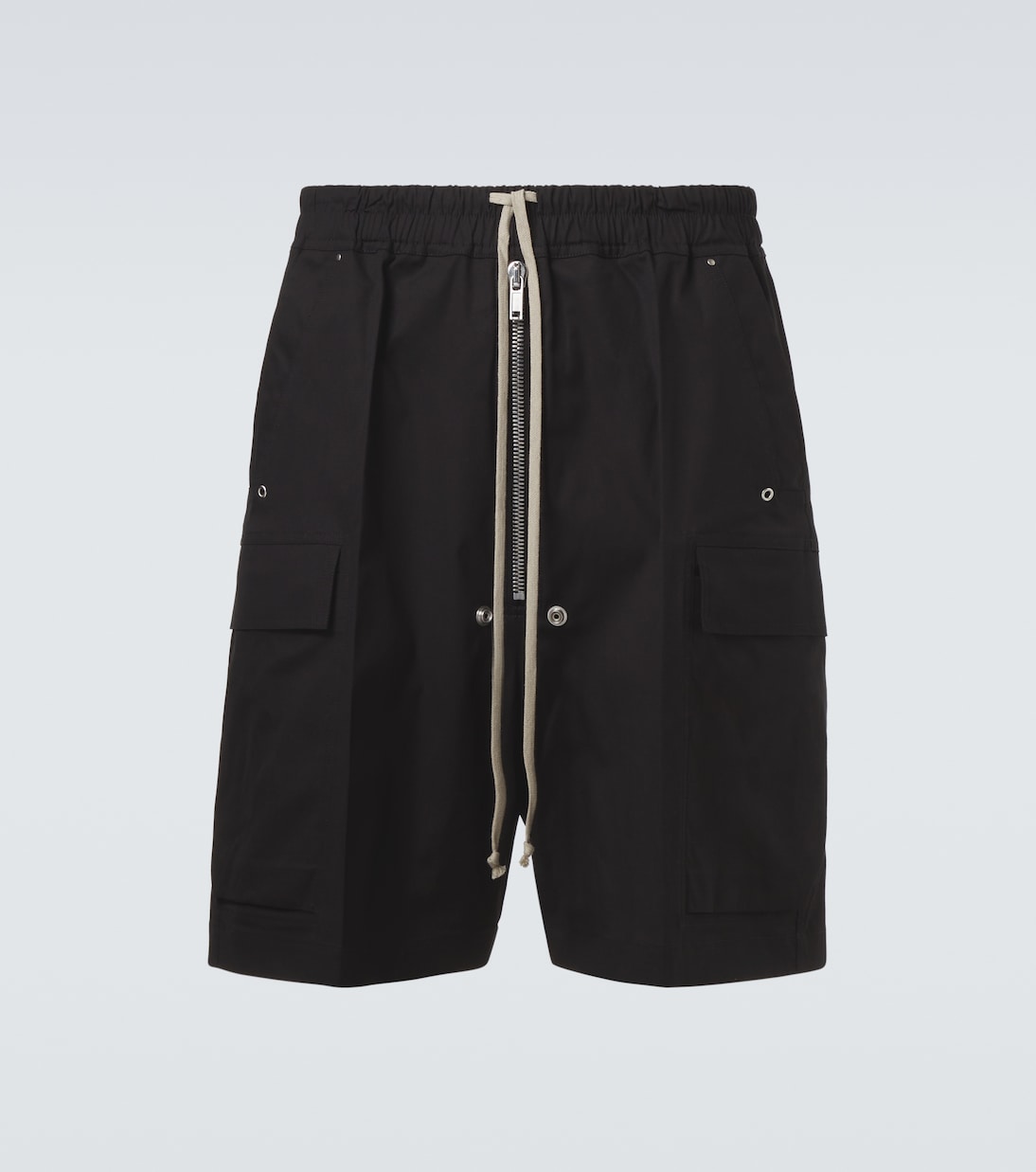 Shorts cargo de popelín en mezcla de algodón | Rick Owens
