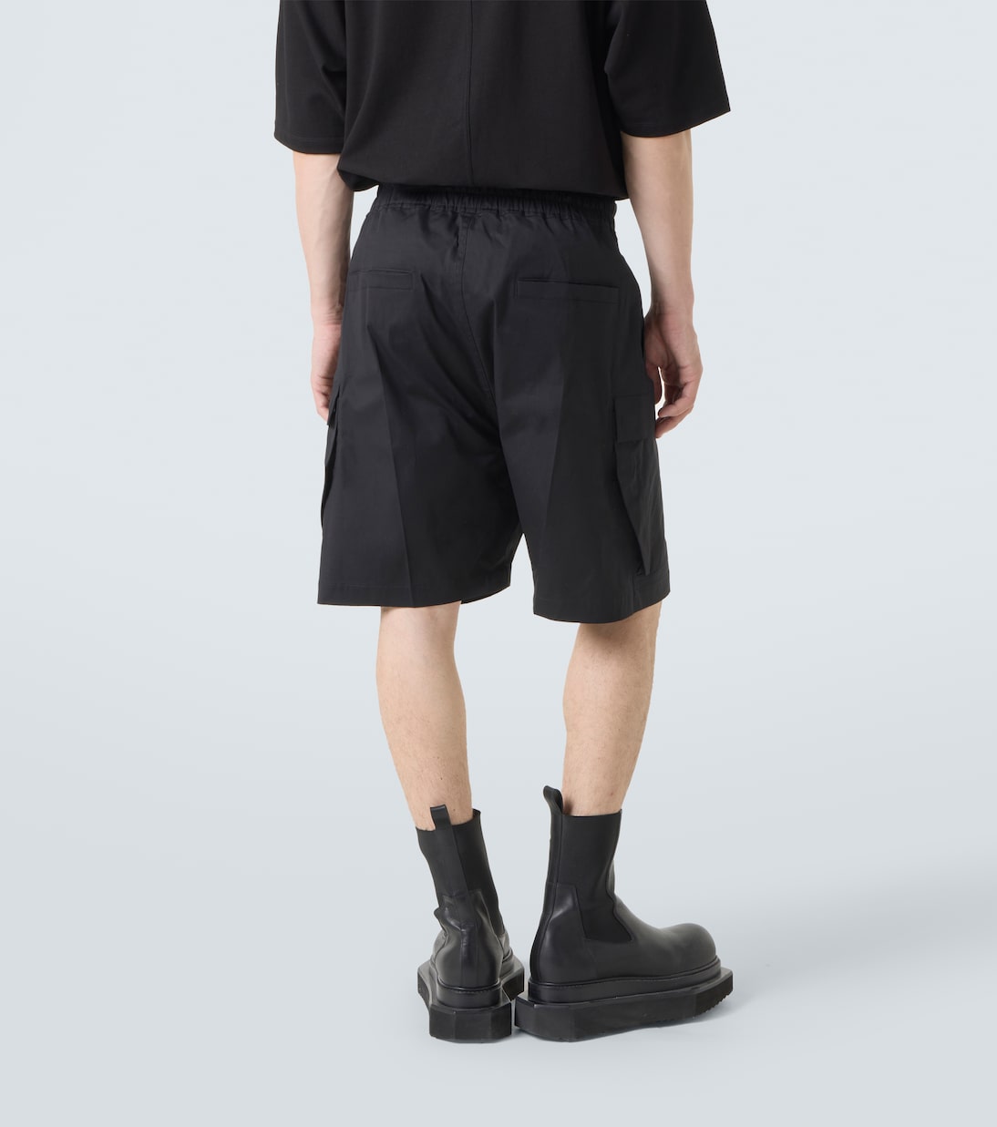 Shorts cargo de popelín en mezcla de algodón | Rick Owens