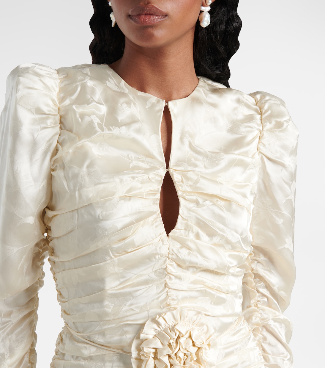 Bridal Minikleid aus Seidensatin | Rotate