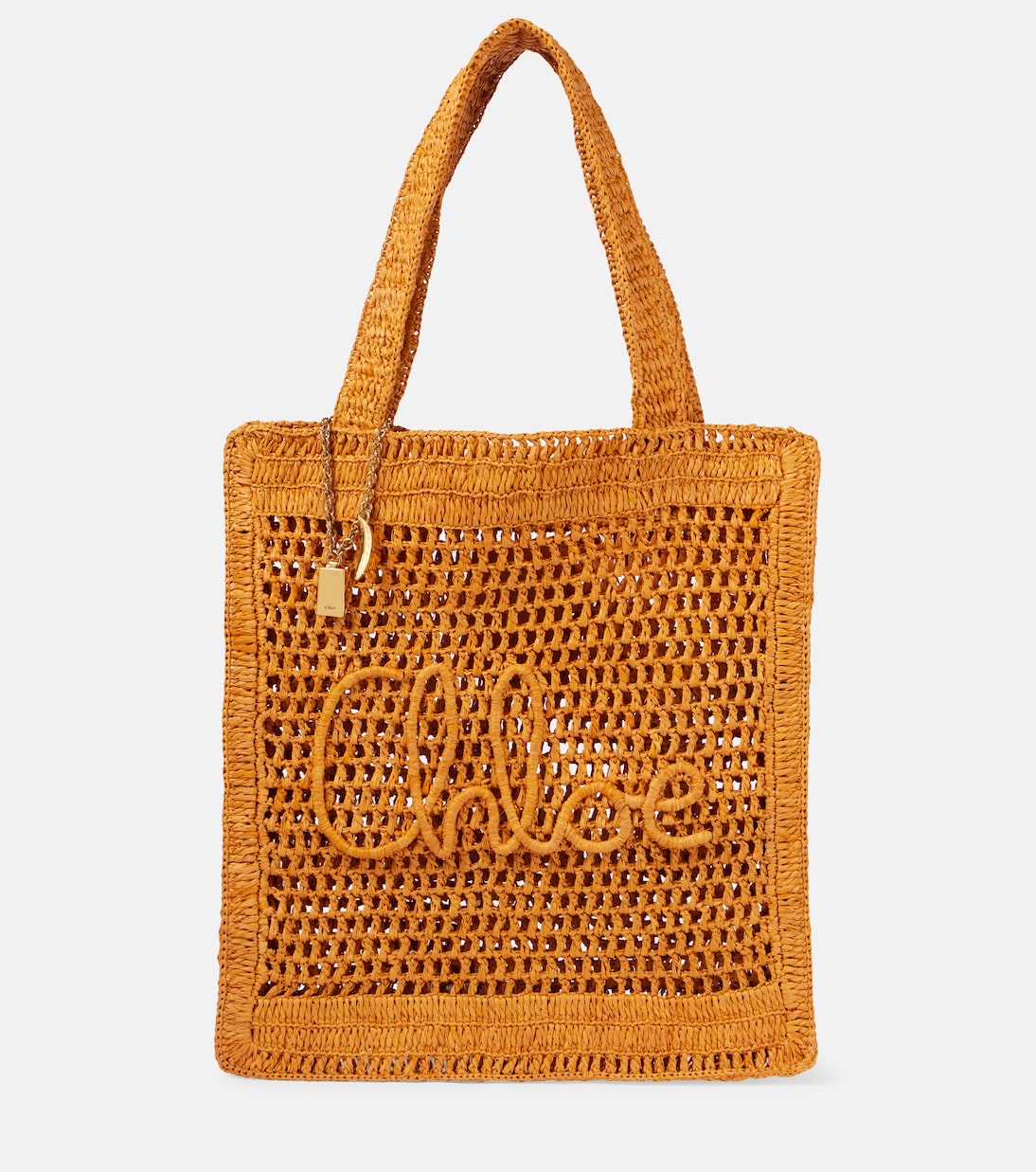 Tote Bag Summer Banana aus Raffiabast | Chloé