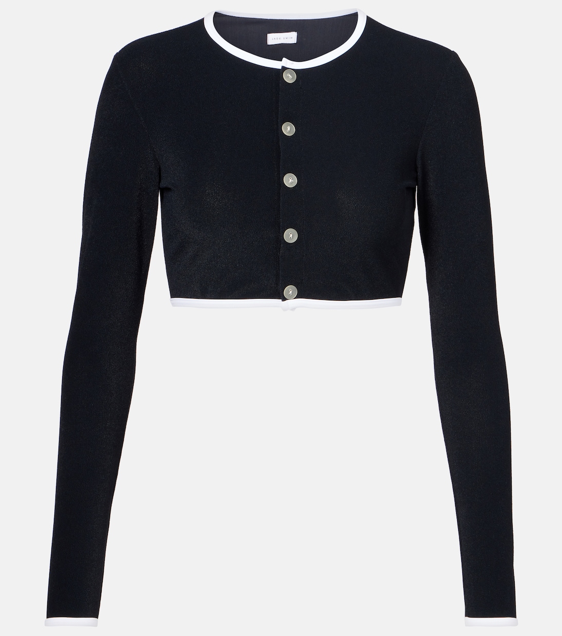 Cropped-Cardigan aus Frottee | Jade Swim