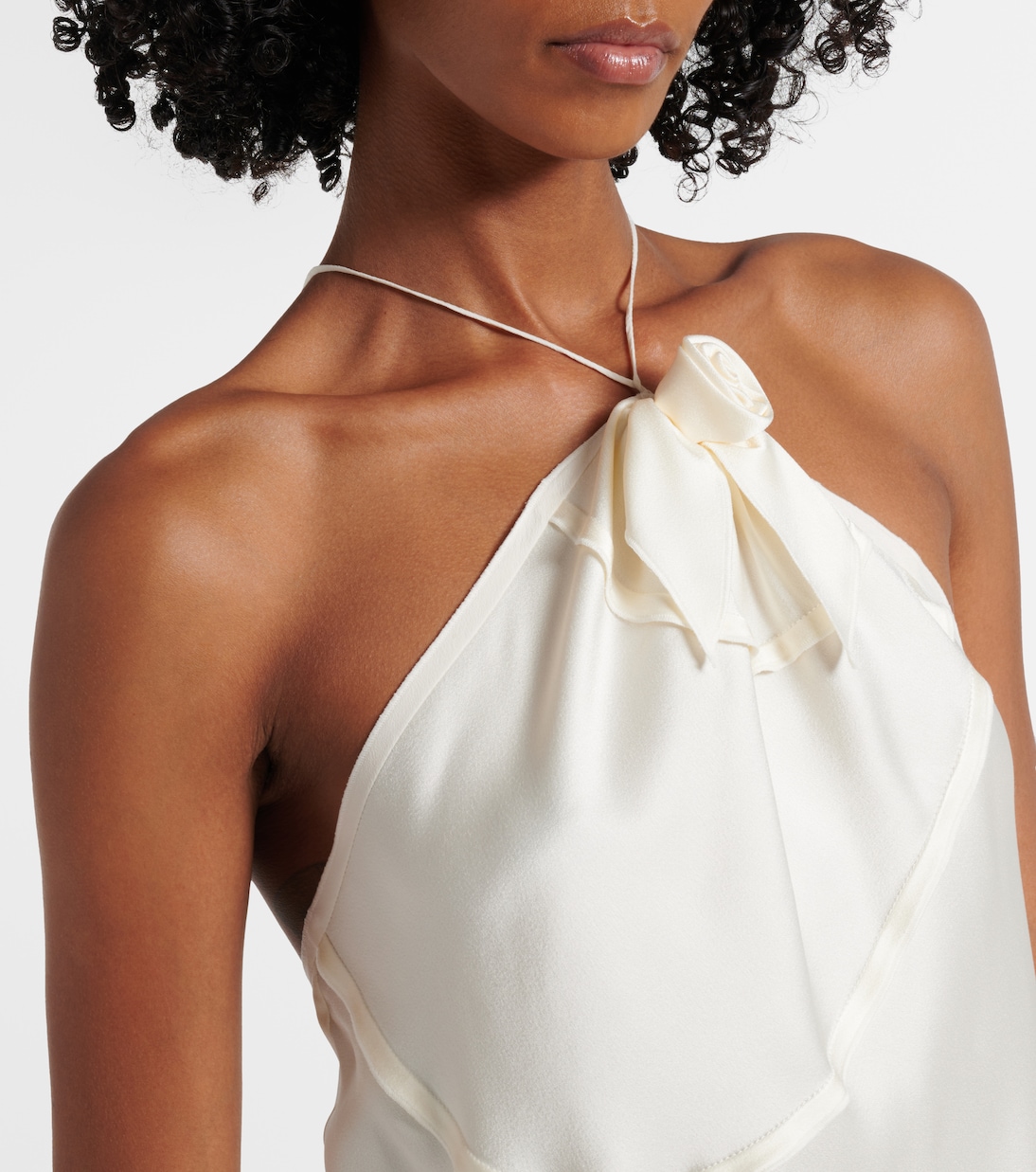 Gathered halterneck top | Victoria Beckham